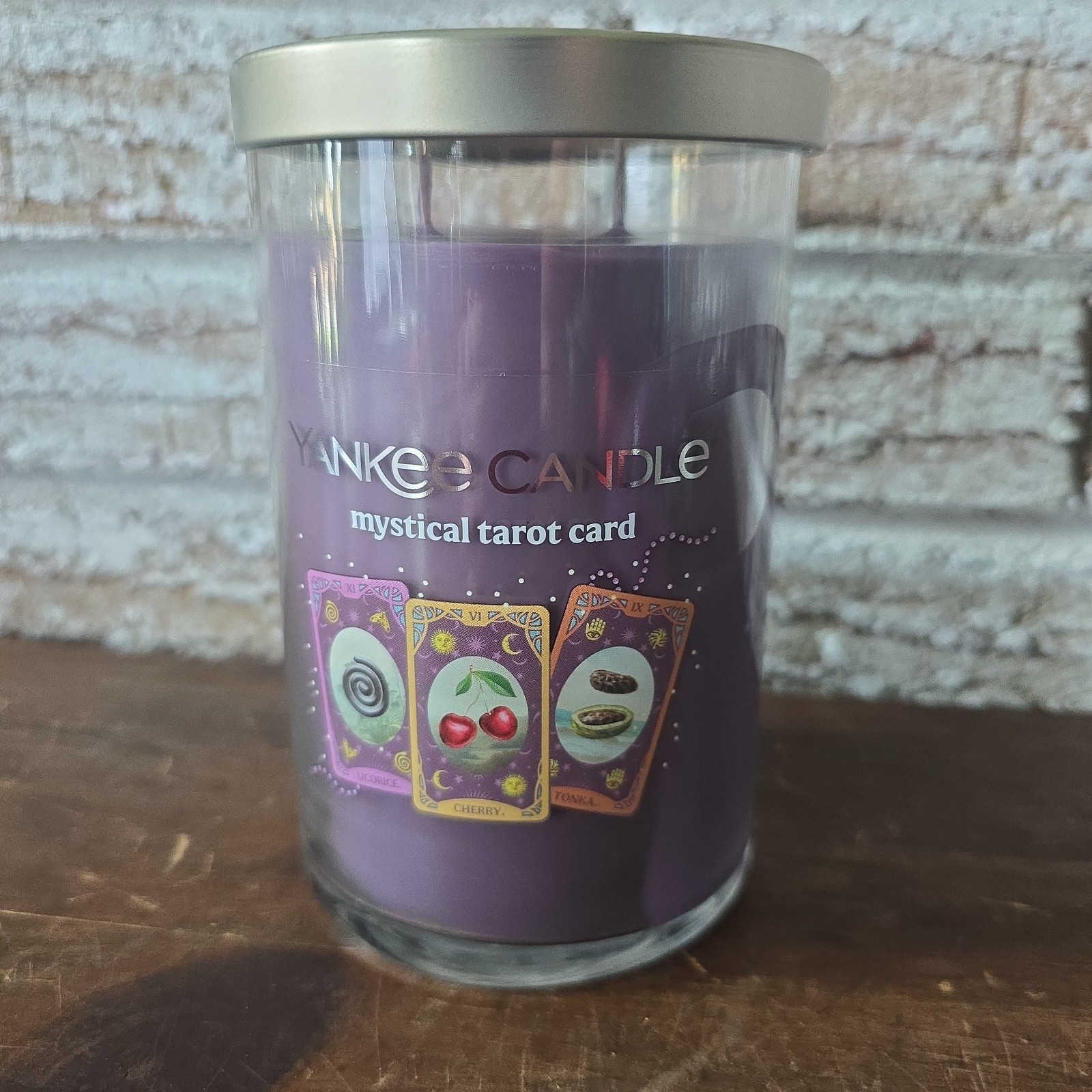 NEW-Yankee Candle MYSTICAL TAROT CARD Large 20oz- 2 WICK–NEW!