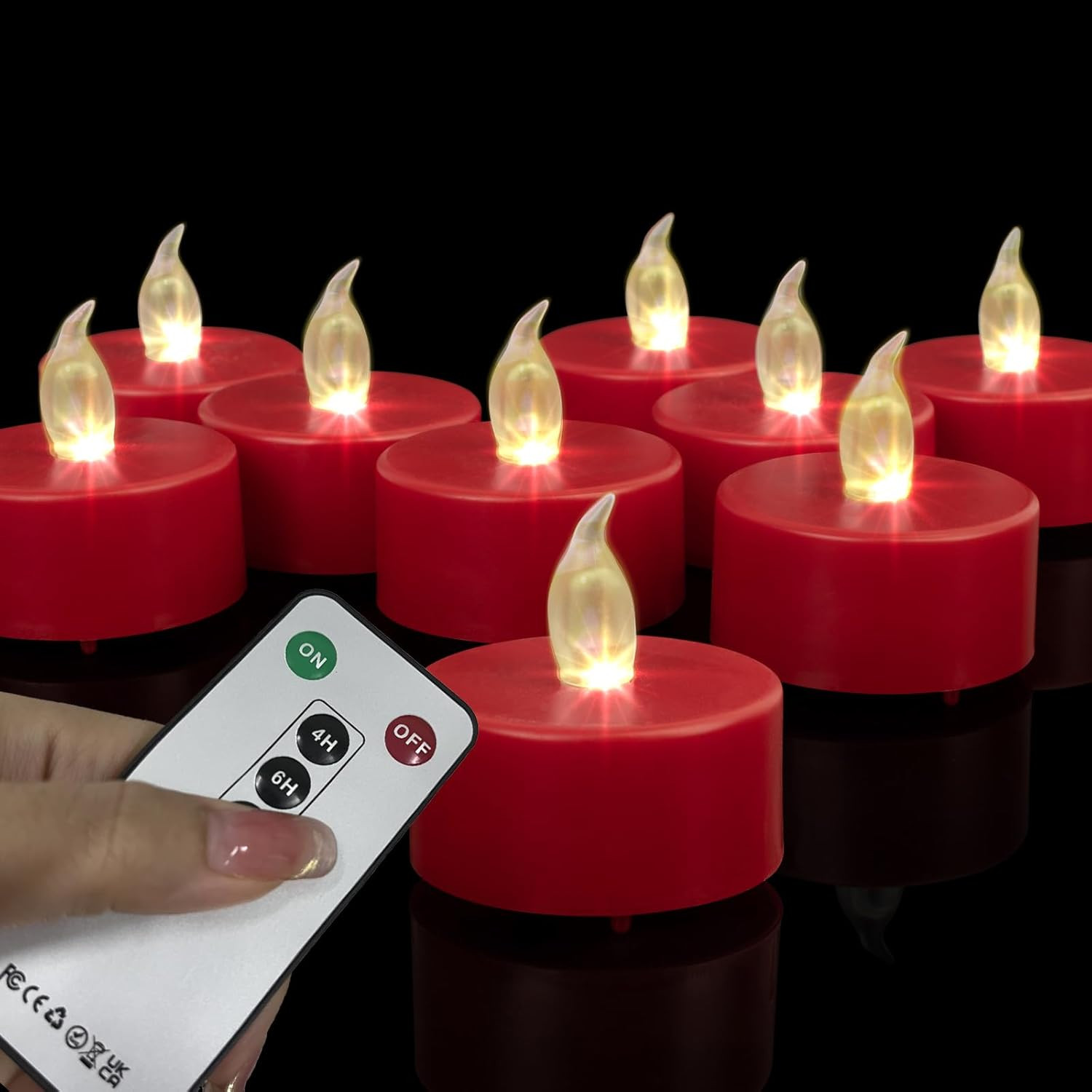 Tea Lights Flameless Battery Operated Candles-150Pack LED Flickering Votive Cand