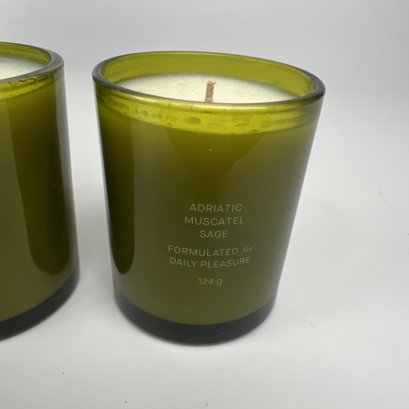 Flamingo Estate Candle Set Rosemary Sage Tomato Gift Set of 3 Open Box