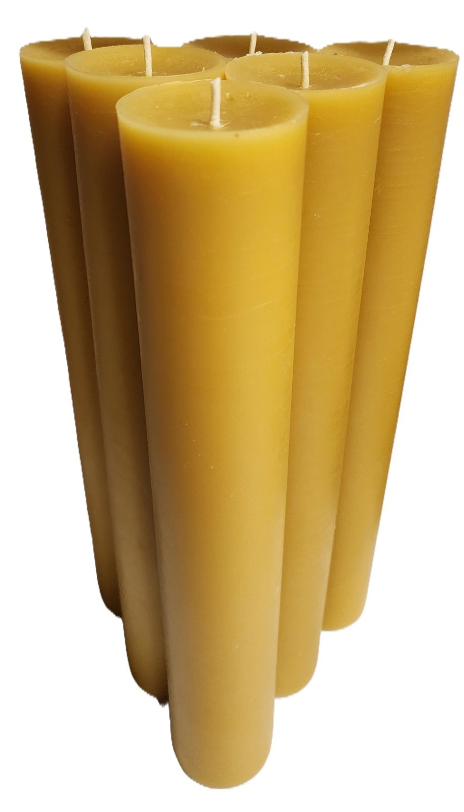 2″ W x 8″ 12″ 24″ 34″ tall 100% Beeswax Altar Paschal candle pillar church. USA