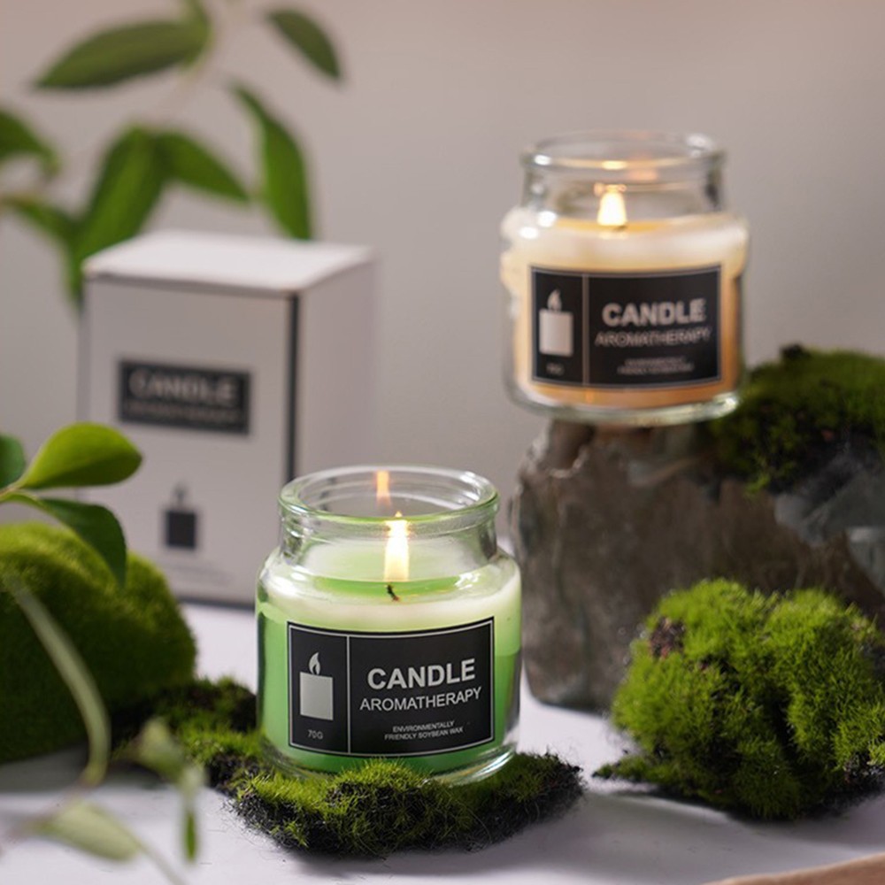 Home Scented Candles Non-Toxic Small Candle for Stress Relief and Aromatherapy