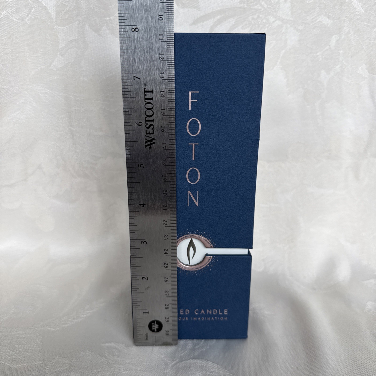 Foton Pearled Candle, Scent Free, Endlessly Customizable & Safer