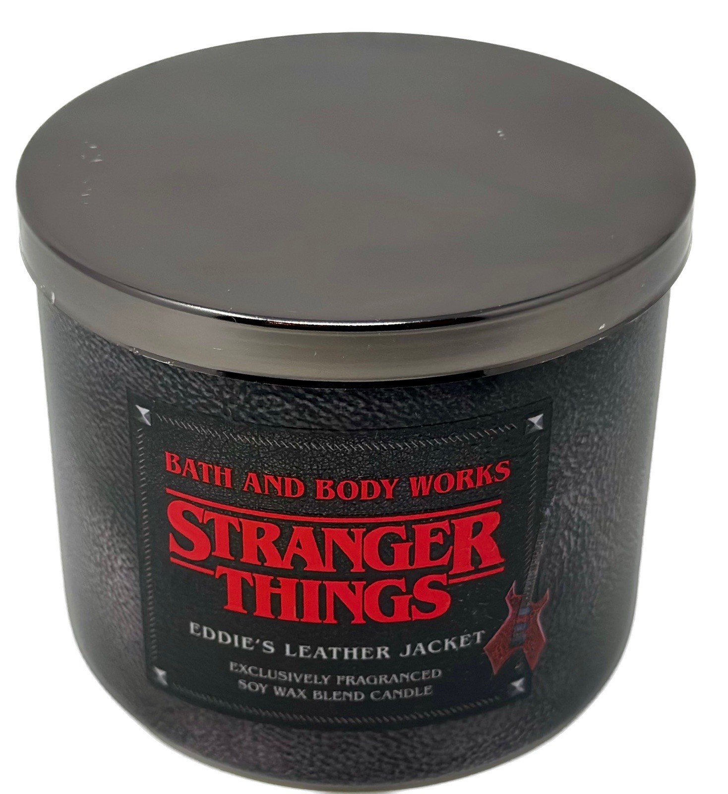 Bath & Body Works Stranger Things Eddie Leather Jacket Candle 22oz 3-wick