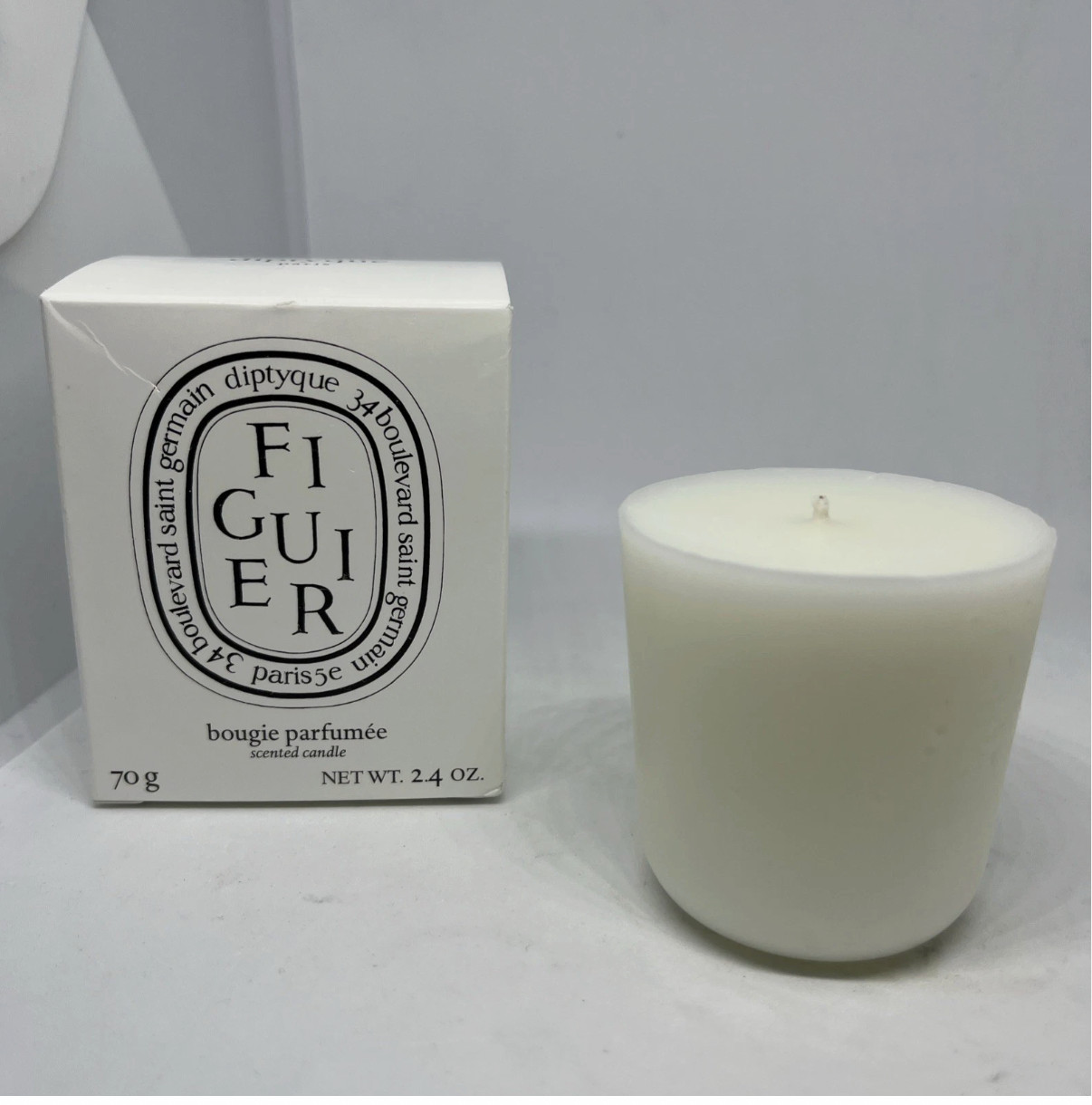Diptyque Figuier Scented Candle 2.4oz *Wax Only *