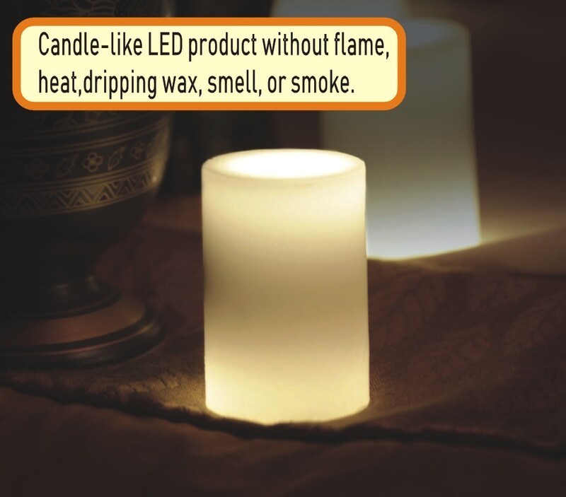 RICH ROSE LED Candle Rechargeable Touch Control Dimmable up to 5 days