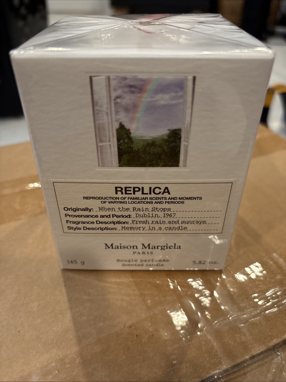 Maison Margiela Replica When The Rain Stops Scented Candle 5.82 oz (165g) Sealed