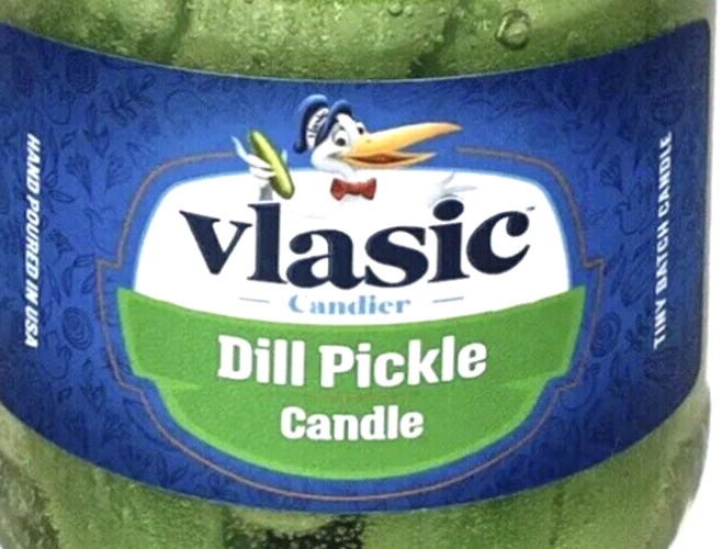 ✅🔥Vlasic Pickle Scented Candle – LIMITED EDITION / BRAND NEW – *IN HAND*