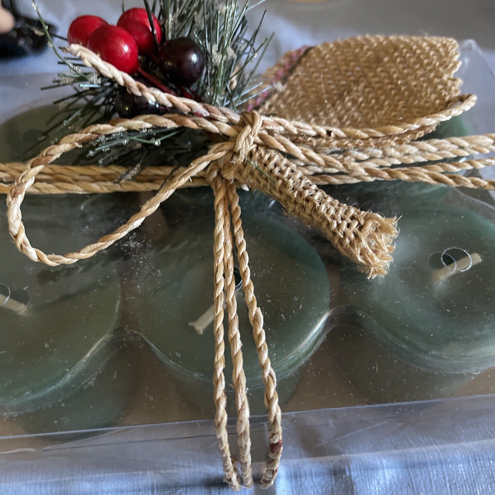 NEW Pier 1 Imports HOLIDAY FOREST 6 Votive Candles Vintage Gift Boxed Set