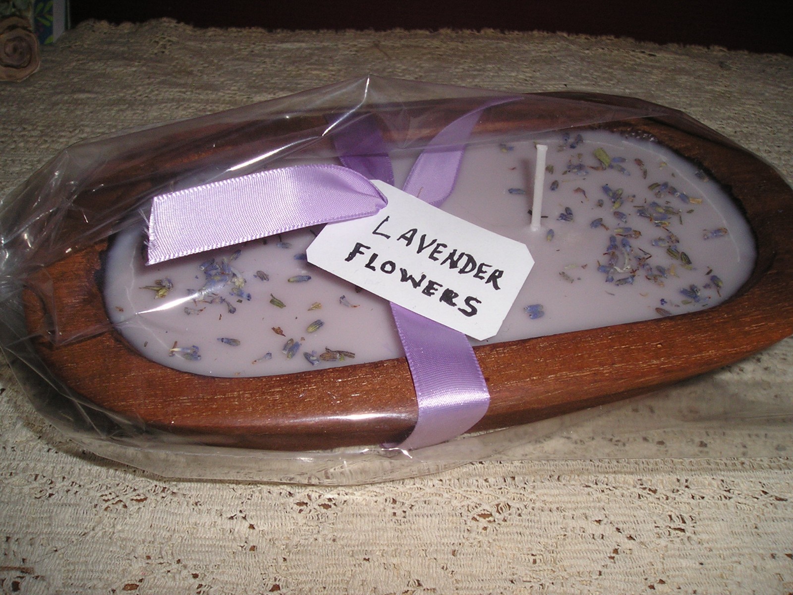 Lavender-Scented Bread Bowl Candle