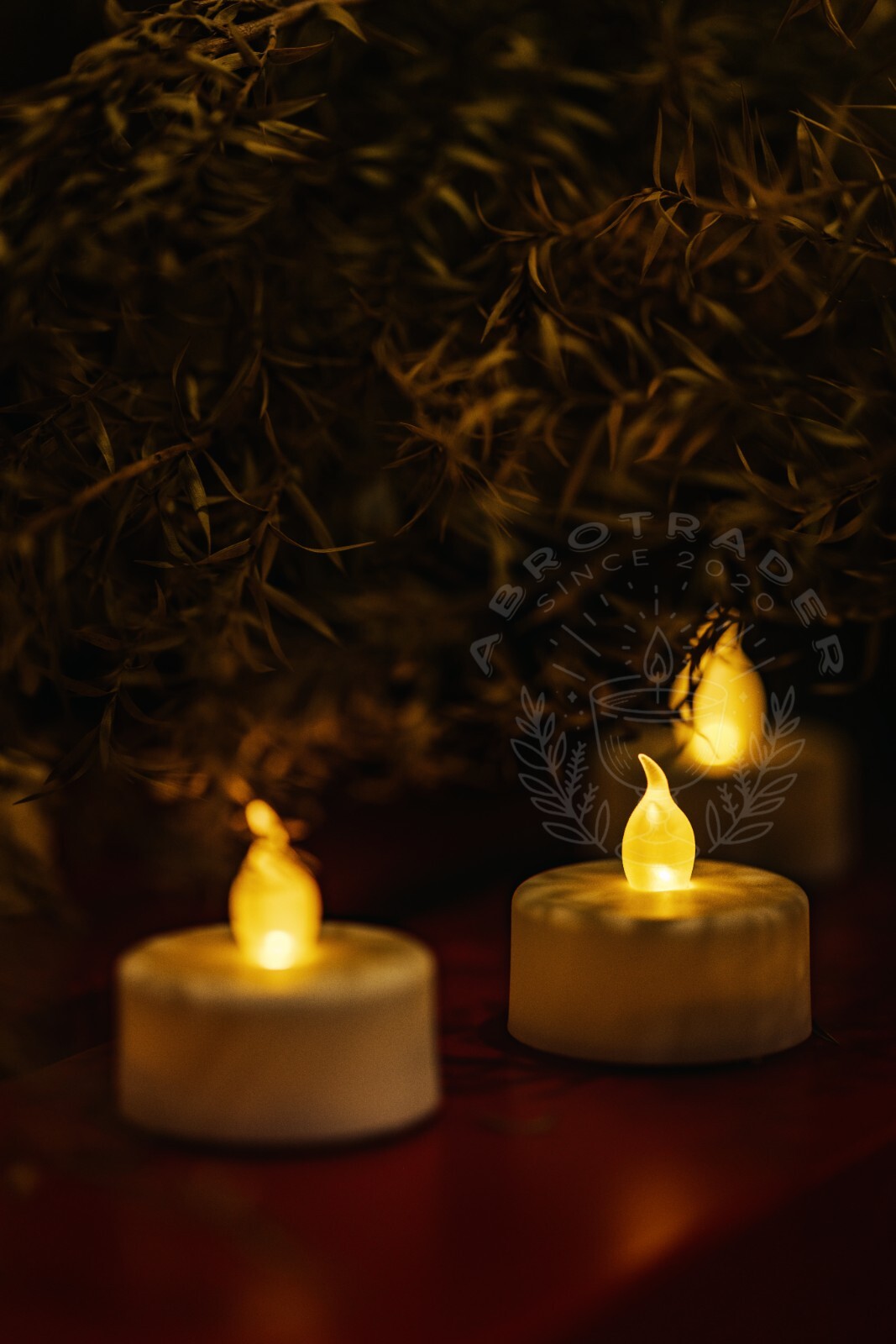 JYSK 24-Pack Flameless LED TeaLight Candles – 6-Hour Continuous Glow & Auto Loop