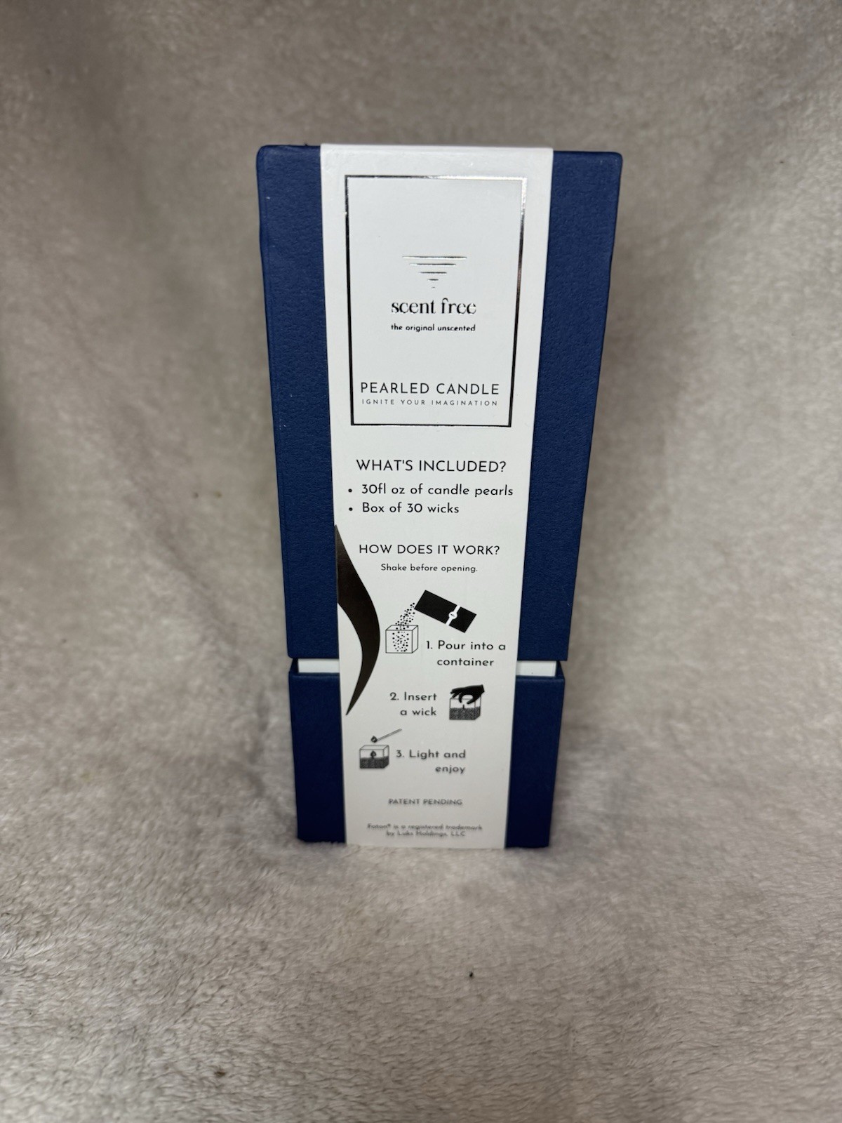 Foton Pearled Candle 30oz Dark Emerald Wax Pearls Kit Unscented New