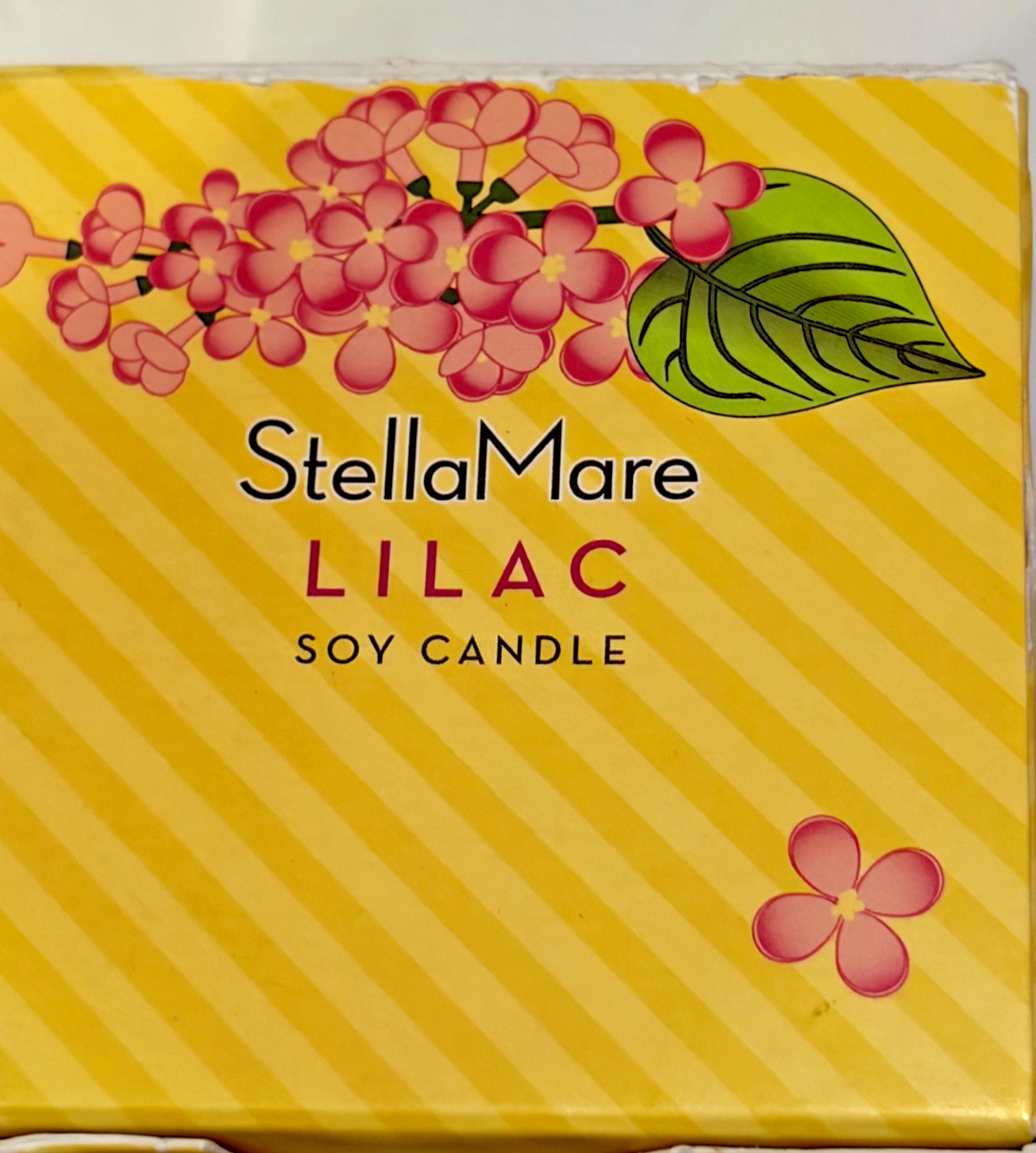 NEW IN BOX STELLA MARE LILAC SCENTED SOY CANDLE 5.5 oz – Box Wear