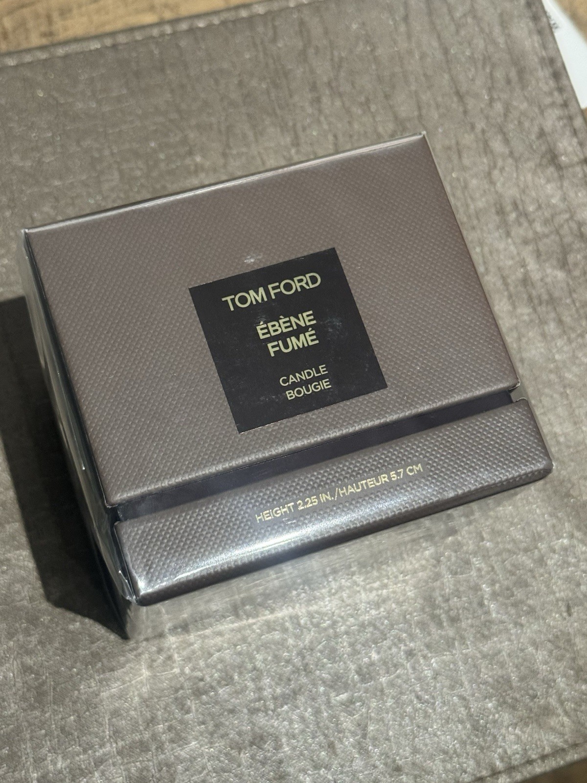 Tom Ford Ebene Fume Scented Candle – Height 2.25 in / 5.7 cm SEALED AUTHENTIC