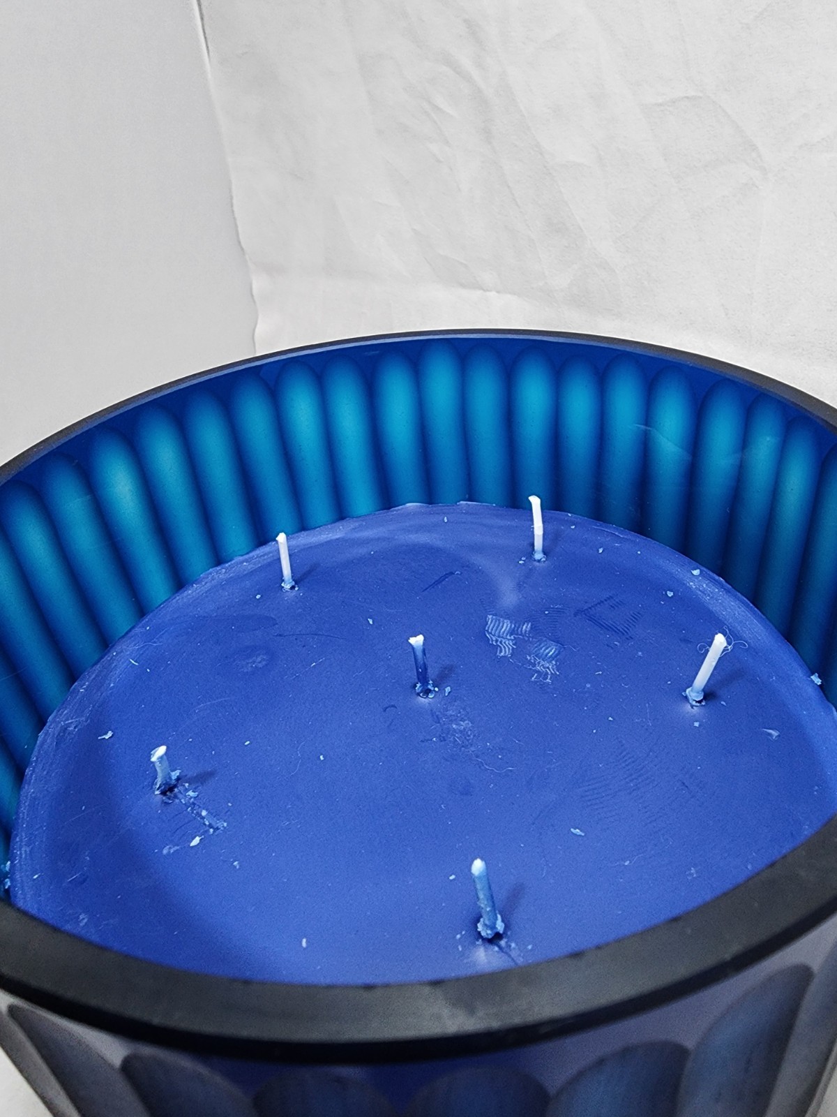 ONNO Collection Royal Blue Large Ginger Fig Scented Candle, 18cm By 20cm