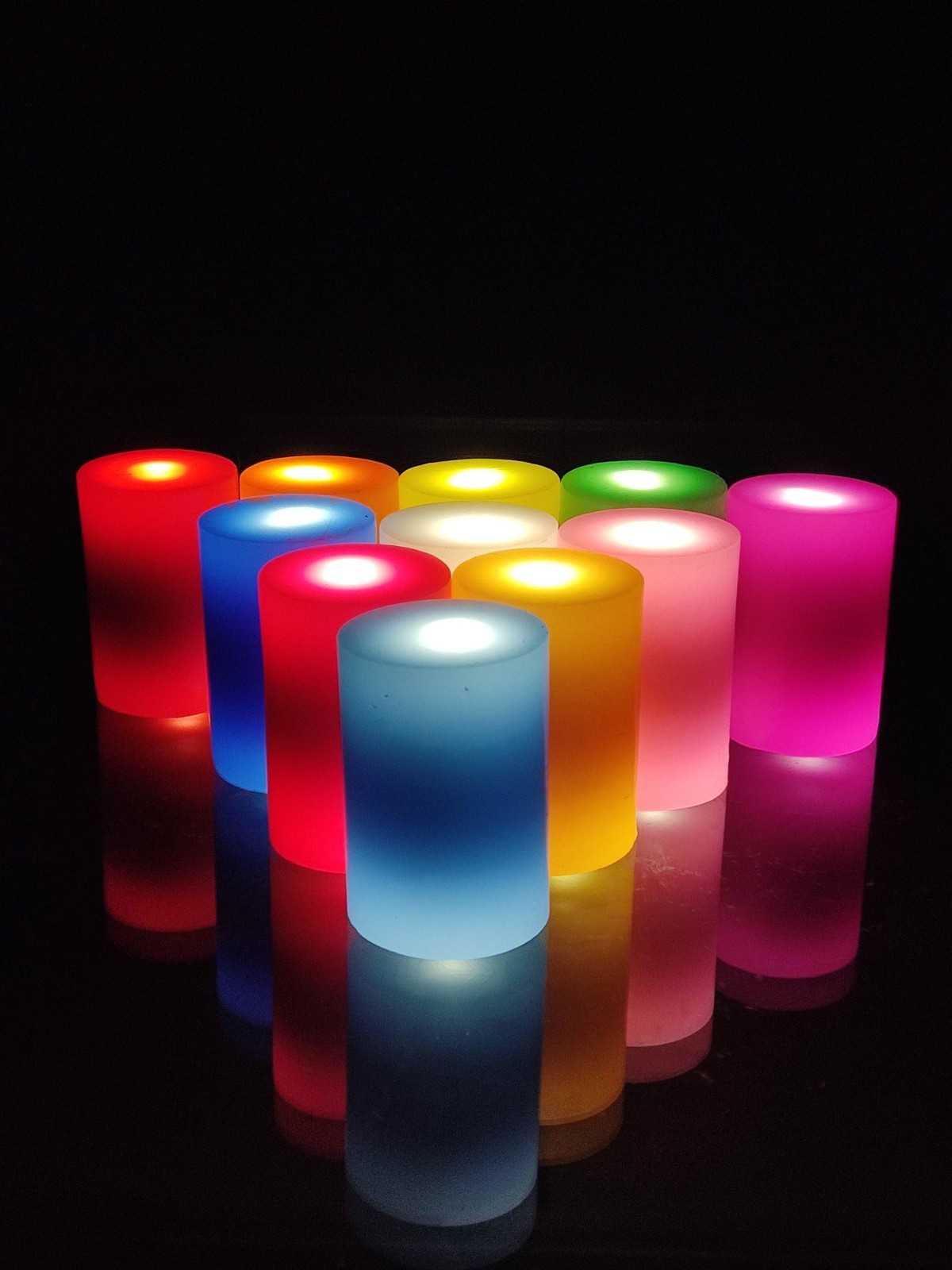 RICH ROSE LED Candle Rechargeable Touch Control Dimmable up to 5 days