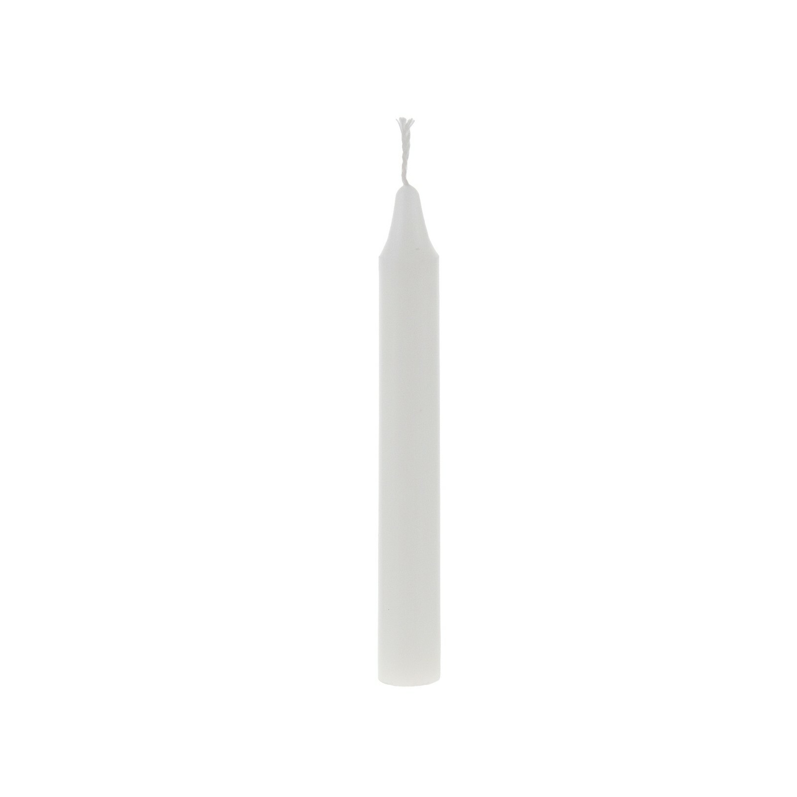 Mega Candles – Unscented 4″ Chime / Spell Taper Candles – White, Set of 20