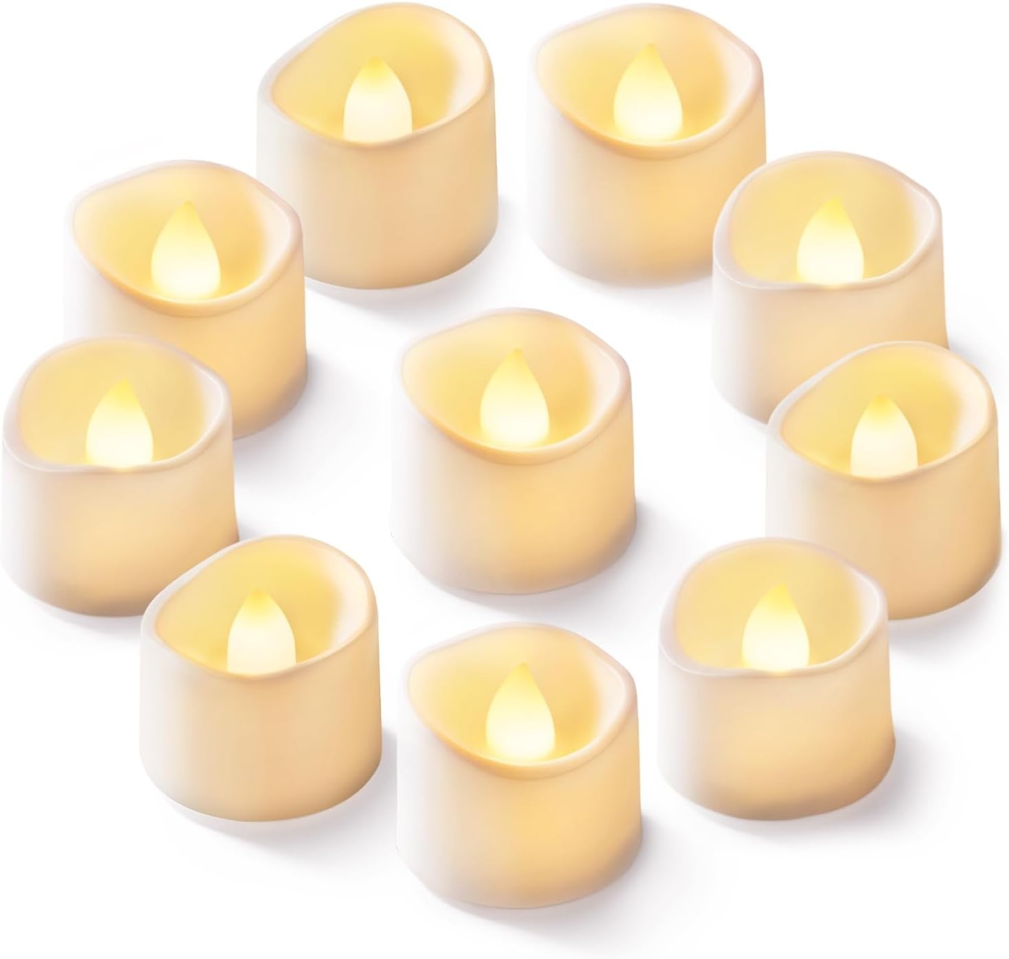 24Pcs Flickering Flameless Candle Battery Operated 200+Hours Fake Electric LED