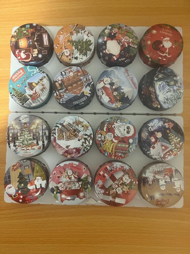 16 Pack Christmas Scented Candles Gift Sets, Natural Soy Wax 2.5 Oz Unit