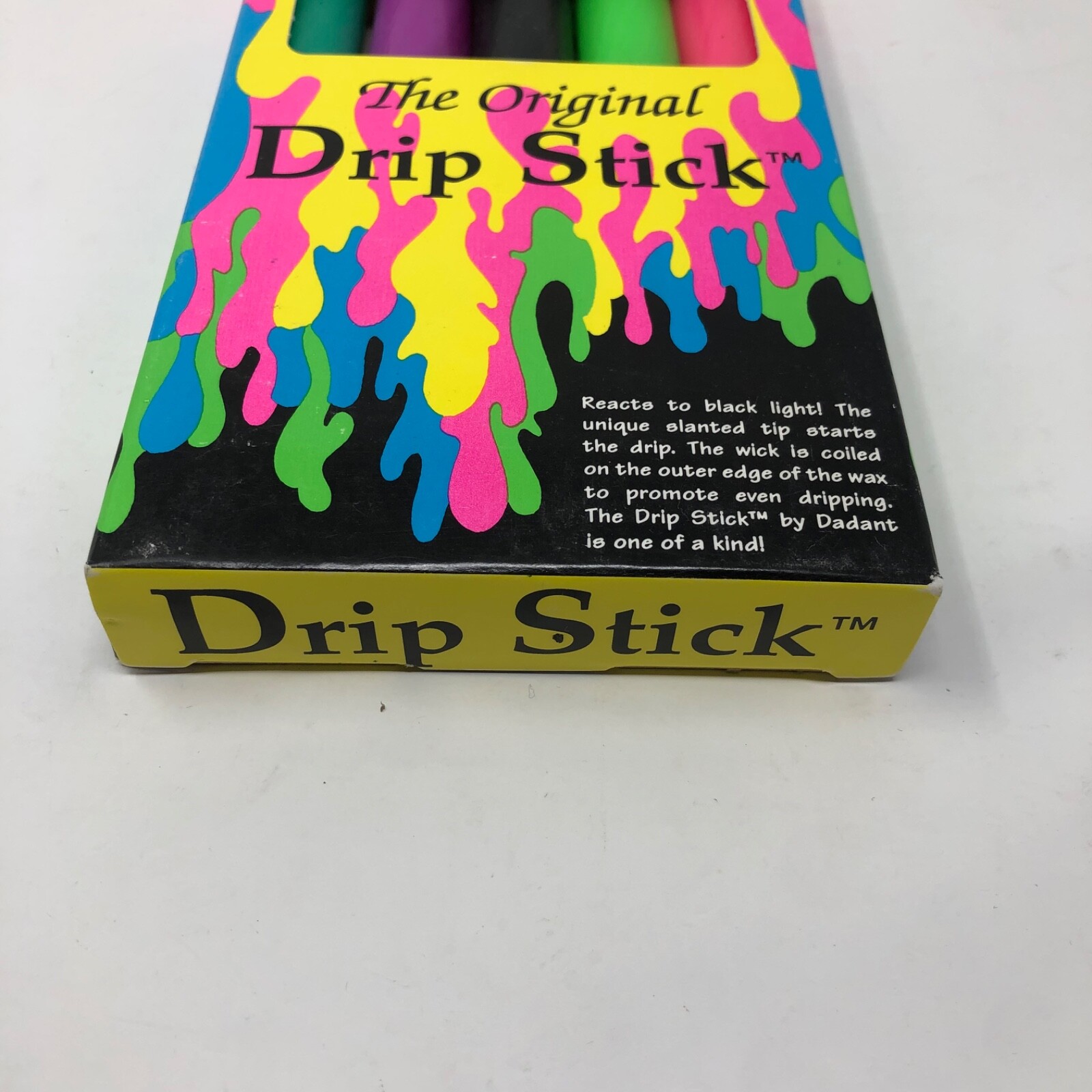 The Original Drip Stick Florescent Candles Black Light Grunge Edgy Retro Art