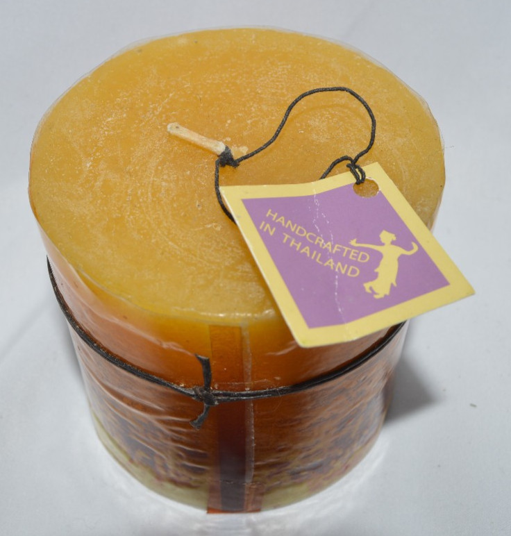 Handcrafted Lavender Scented Pillar Candle Thailand
