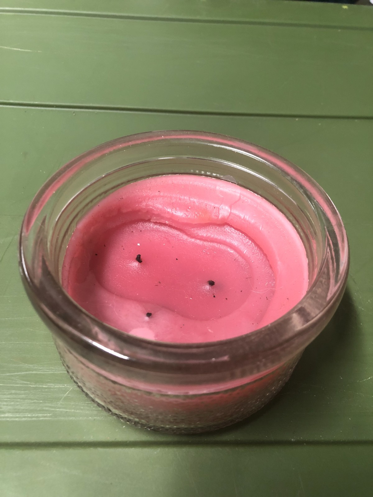 Candle-lite 3 Wick Pink Scented SOME USE Jar Container Candle