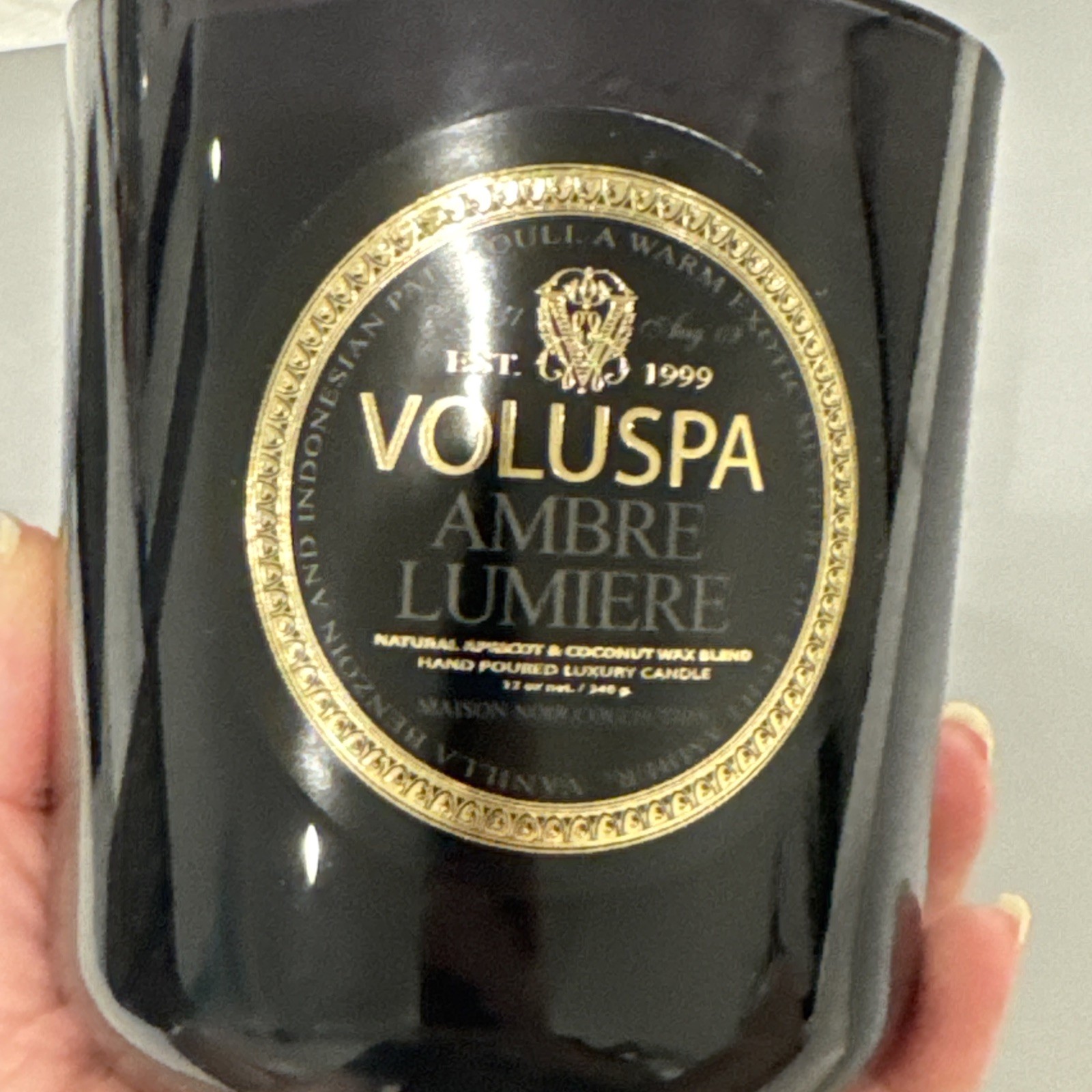 New Voluspa Maison Noir Collection Ambre 12oz