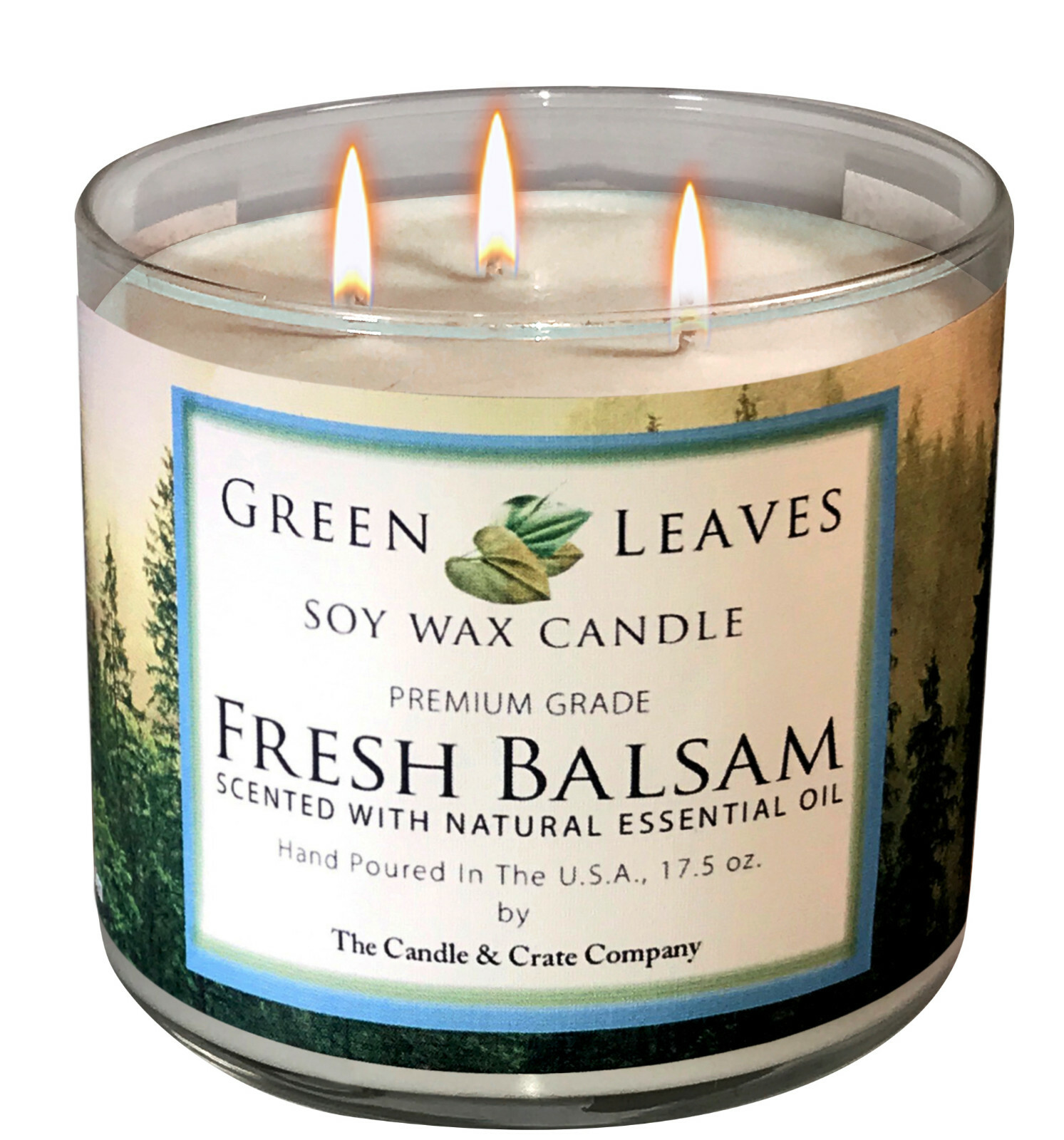 Fresh Balsam, Winter Candle, Christmas Candle, Soy Candle, Gift Candle