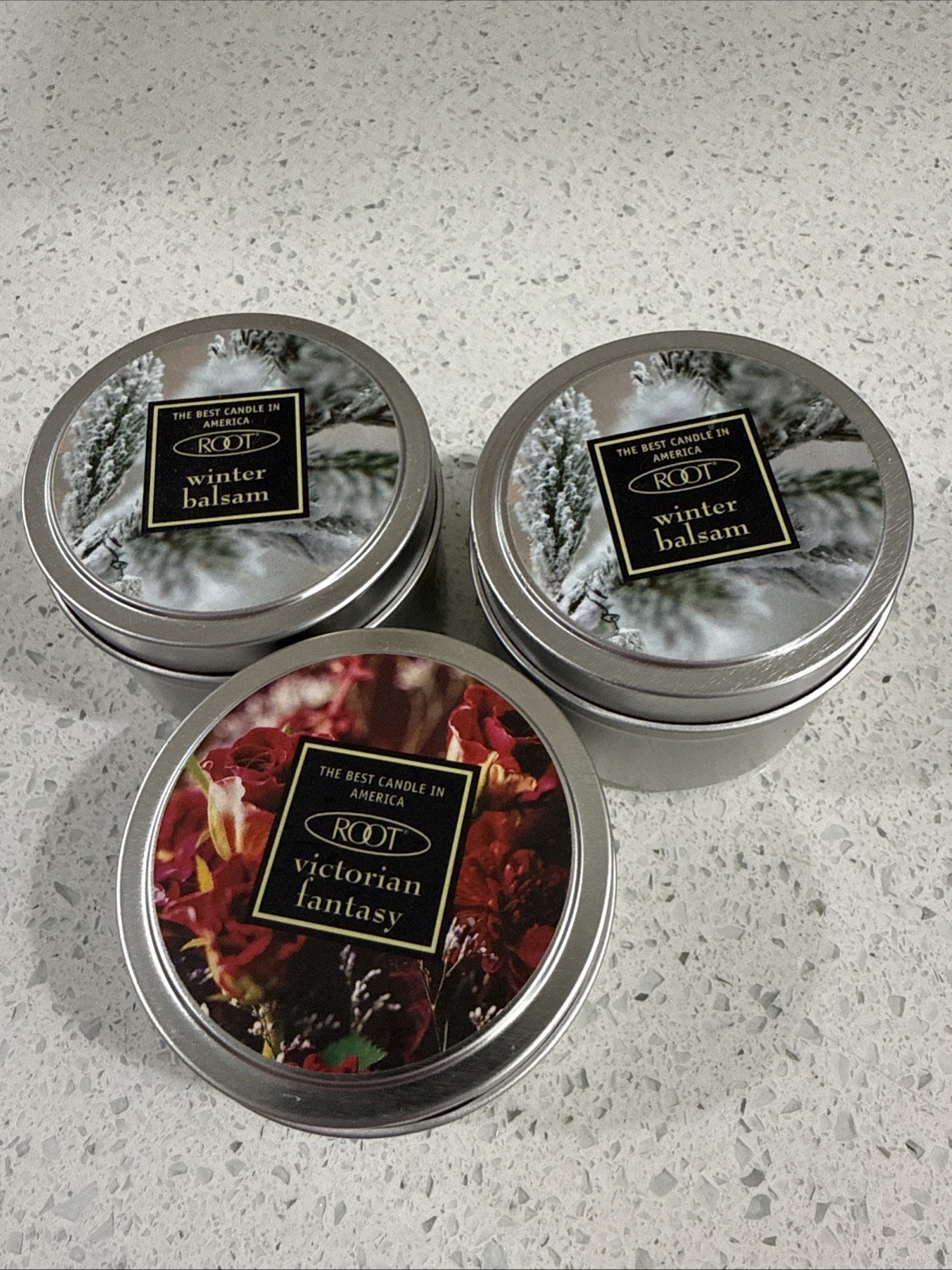 Root Candles Soy Wax Blend Victorian Fantasy Winter Balsam Unburned USA New