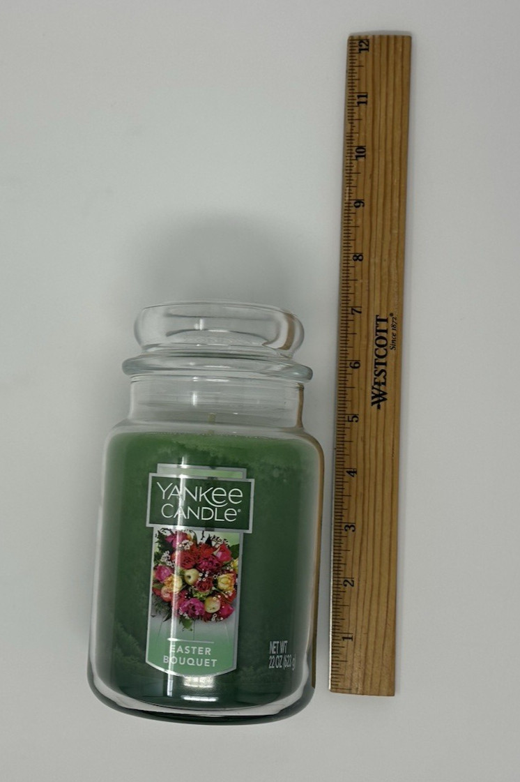 Retired Yankee Candle Easter Bouquet Large 22oz Classic Jar Candle Spring Floral