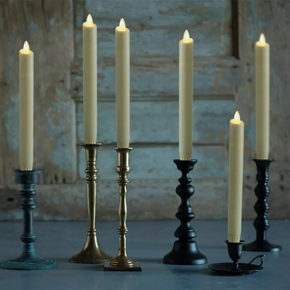 8″ Veraflame Flameless Candles, Case of 16 SETS (32 CANDELS)