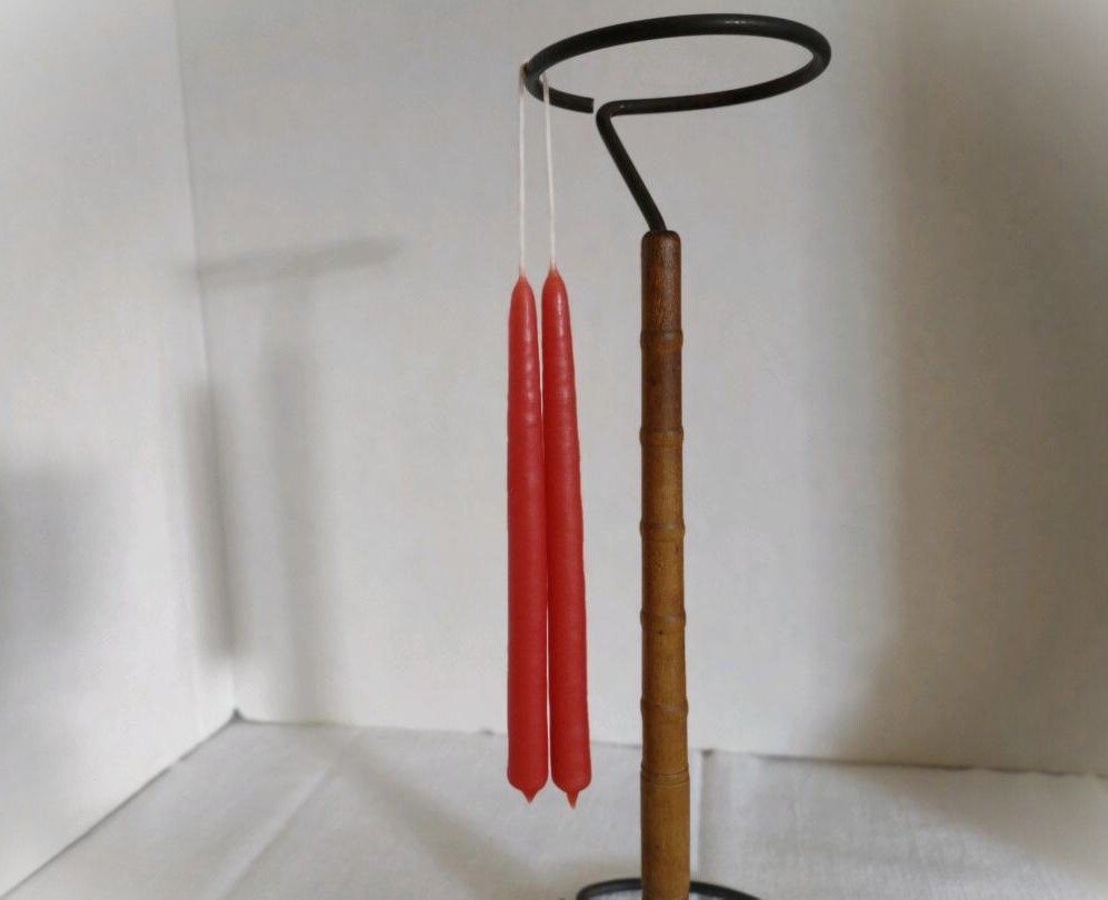 Hand-Dipped Taper Candle Pair ~ 6″ Mini ~ 11 Colors ~ Scented & Unscented