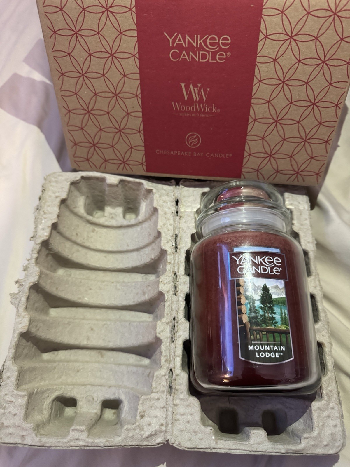 Yankee Candle Single Wick Scented Glass Candle Mountain Lodge