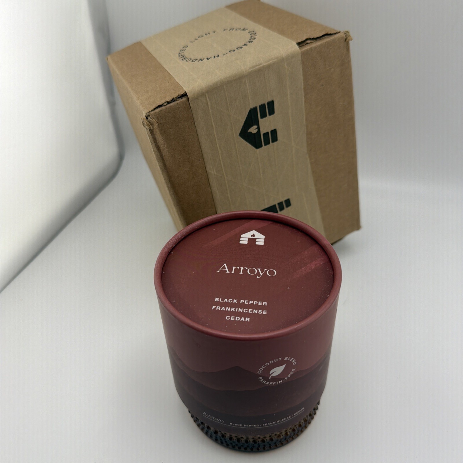 Bluecorn Aromática Scented Candle, Arroyo Fragrance 55 Hour Burn Time