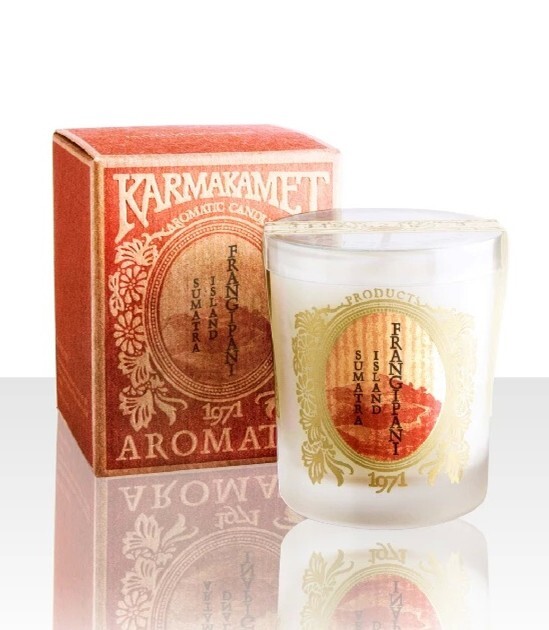 KARMAKAMET Siamese Lemongrass Scented Candle 60g Thai Floral Soy Wax Aromatherap