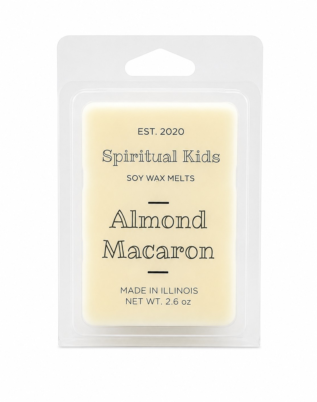 Almond Macaron Soy Wax Melts 2.6oz 6ct Hand Poured Essential & Fragrant Oils