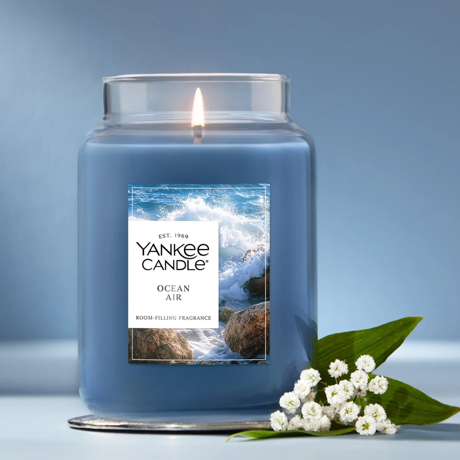 Yankee Candle Ocean Air Original Large Jar Scented Candles, 22 oz
