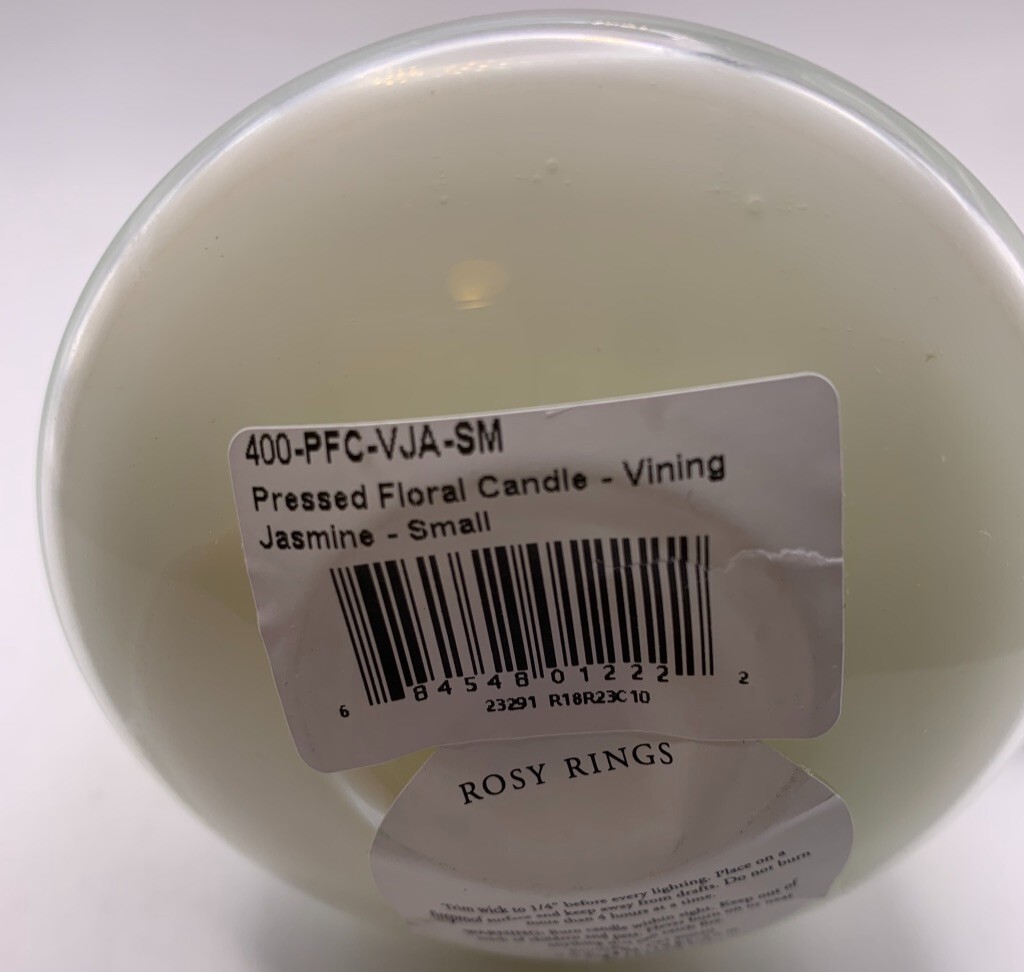 Candle Jasmine Scented Rosy Rings – Small