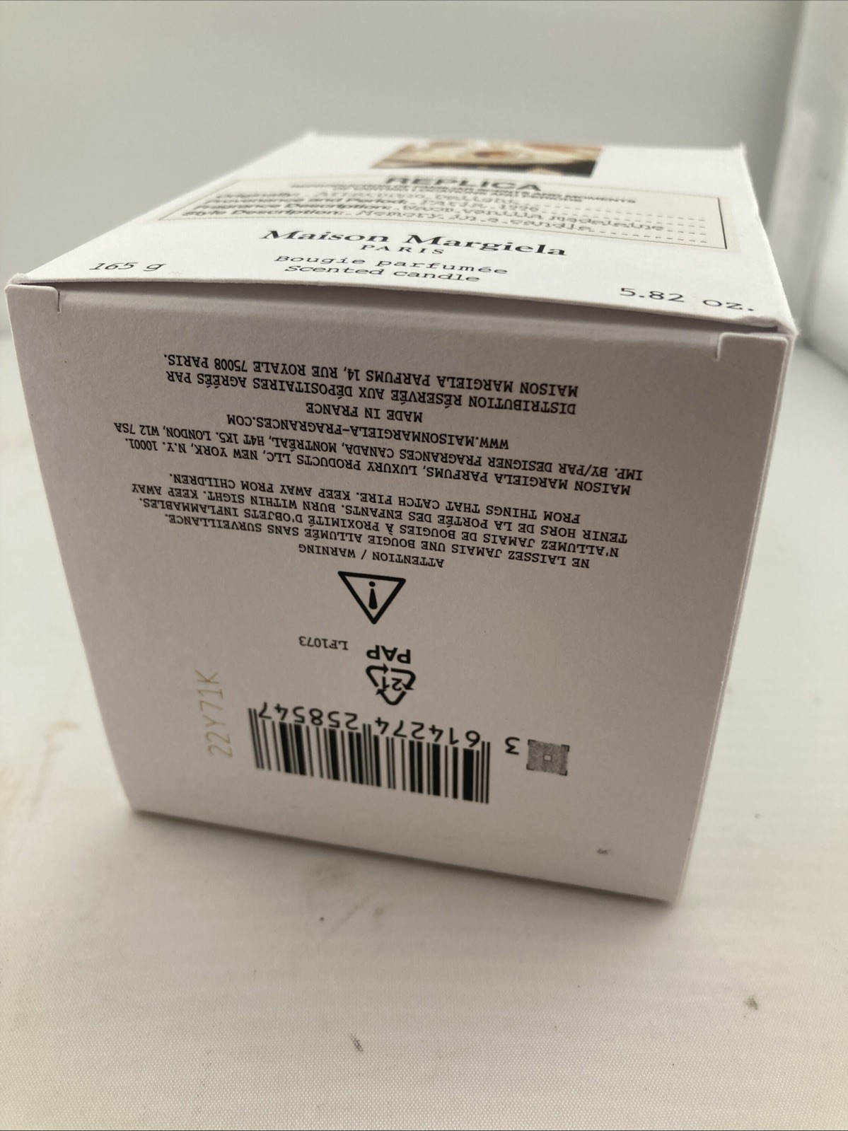 NIB Maison Margiela REPLICA Afternoon Delight Scented Candle 5.82oz NEW