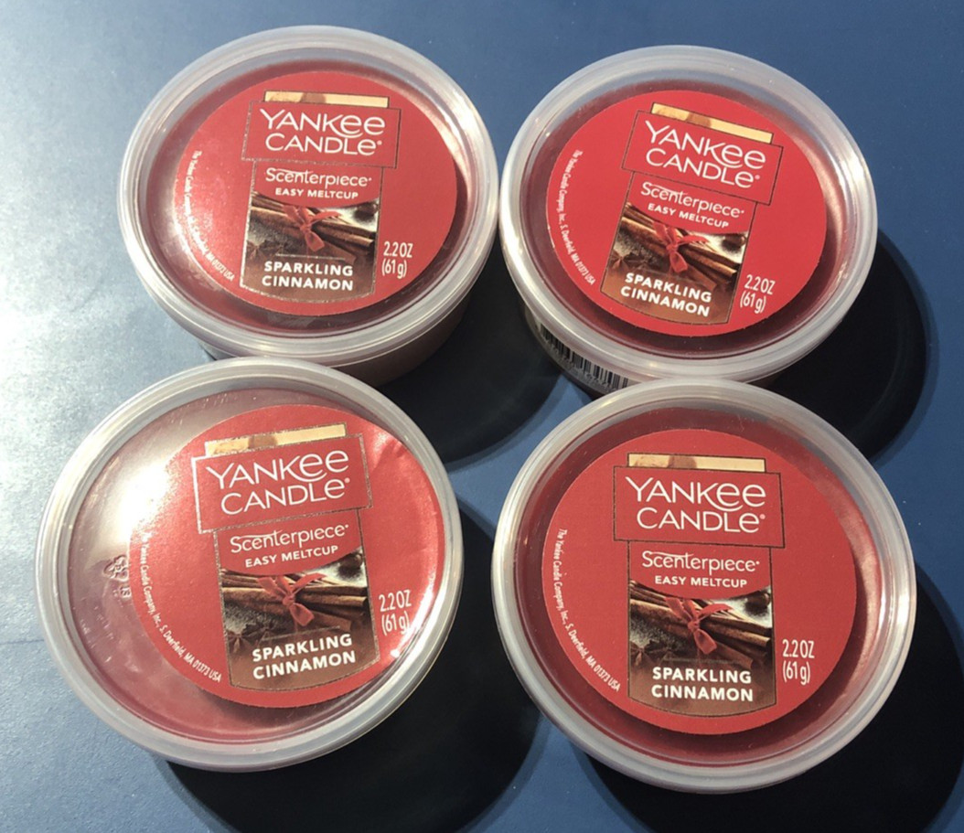 Yankee Candle Melt Cups , Sparkling Cinnamon 4 Pk