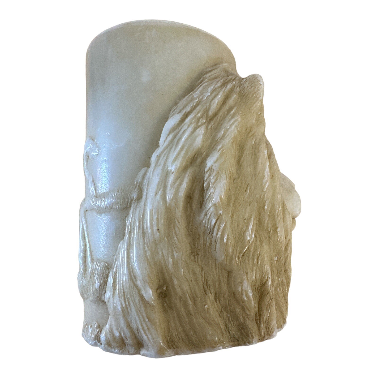 Animal Spirits Handcrafted Lion Pillar Candle Lioness Cub 5.5” It/523