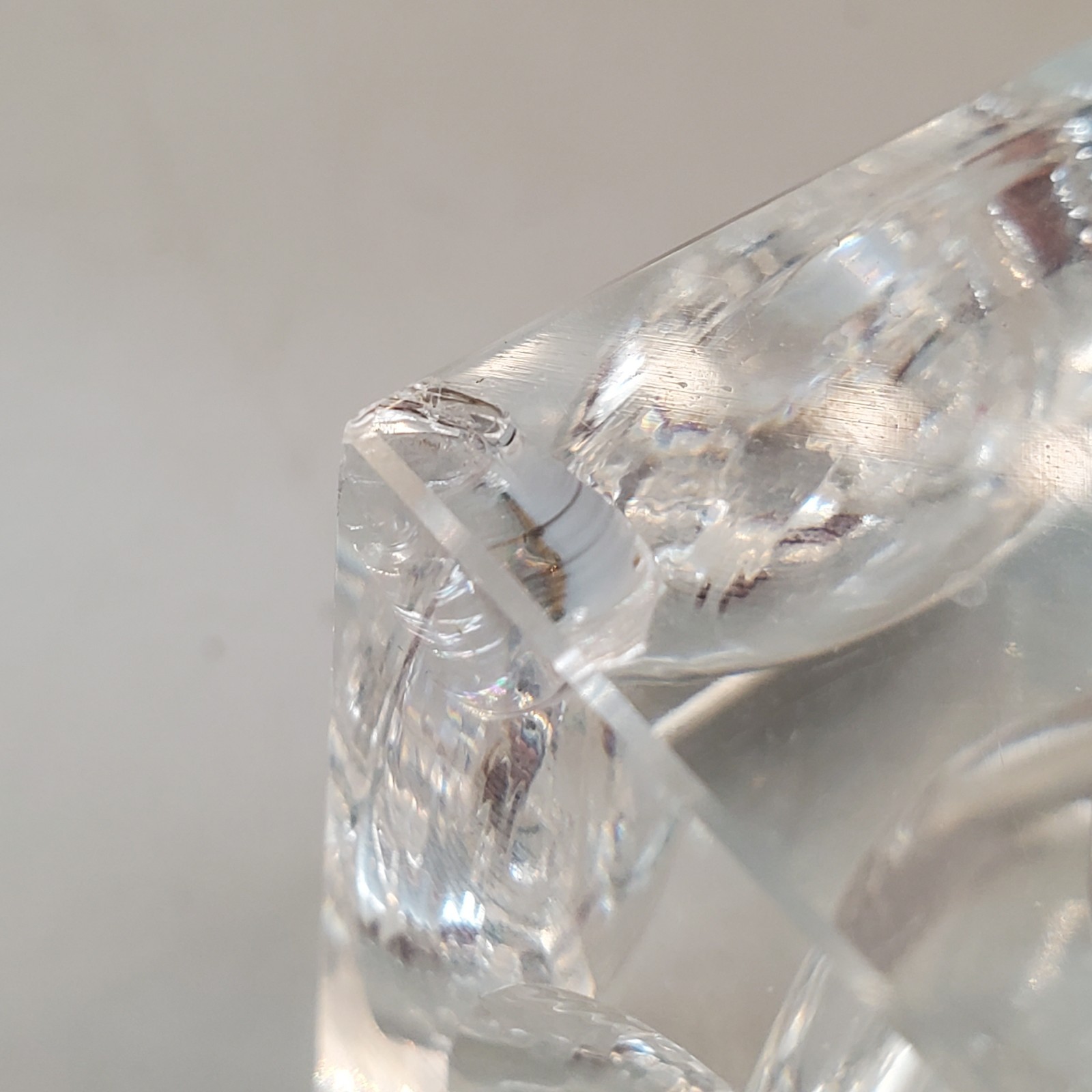 Ice Cube Candle Holders Set of 6 Glass Mid Century Modern MCM Vintage