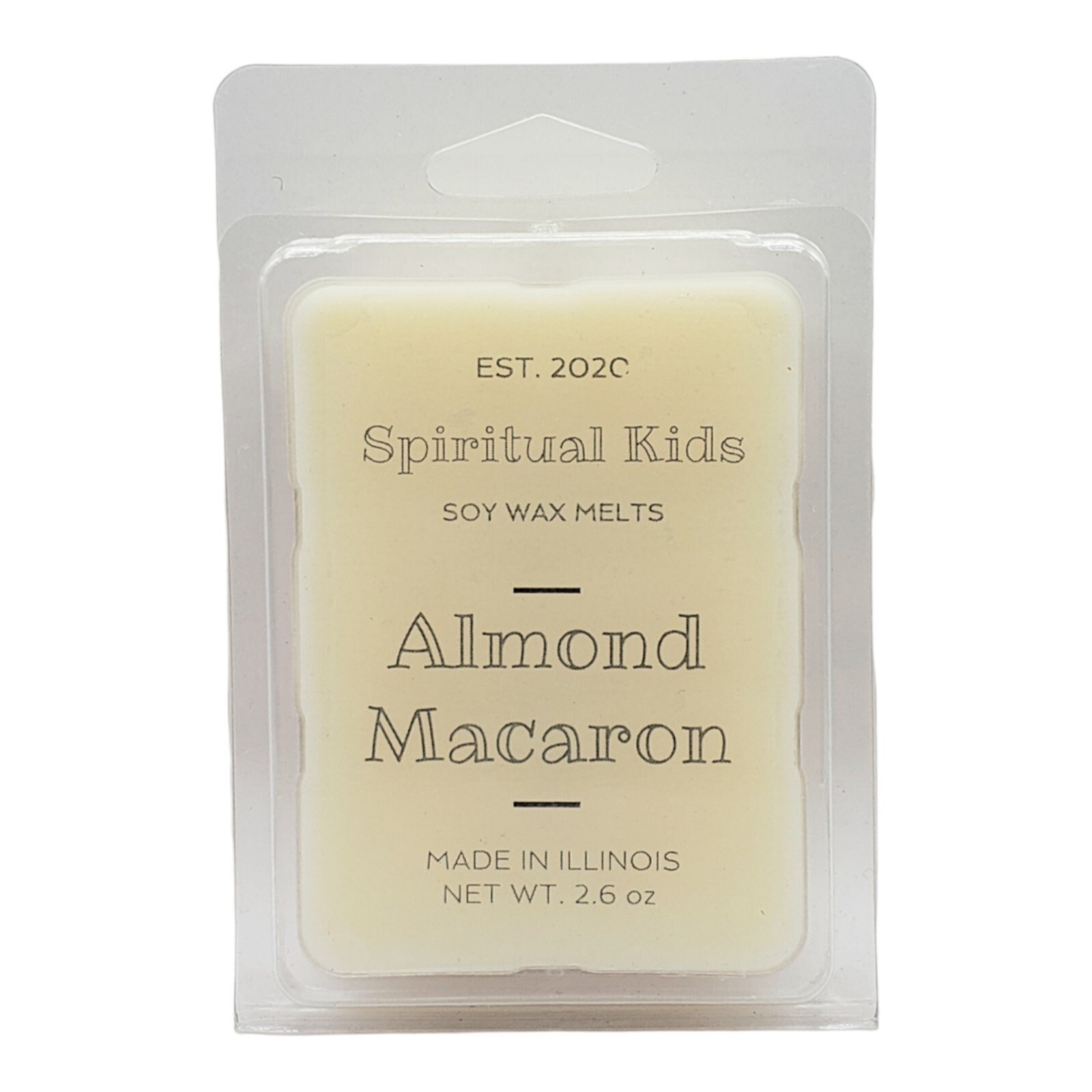 Almond Macaron Soy Wax Melts 2.6oz 6ct Hand Poured Essential & Fragrant Oils