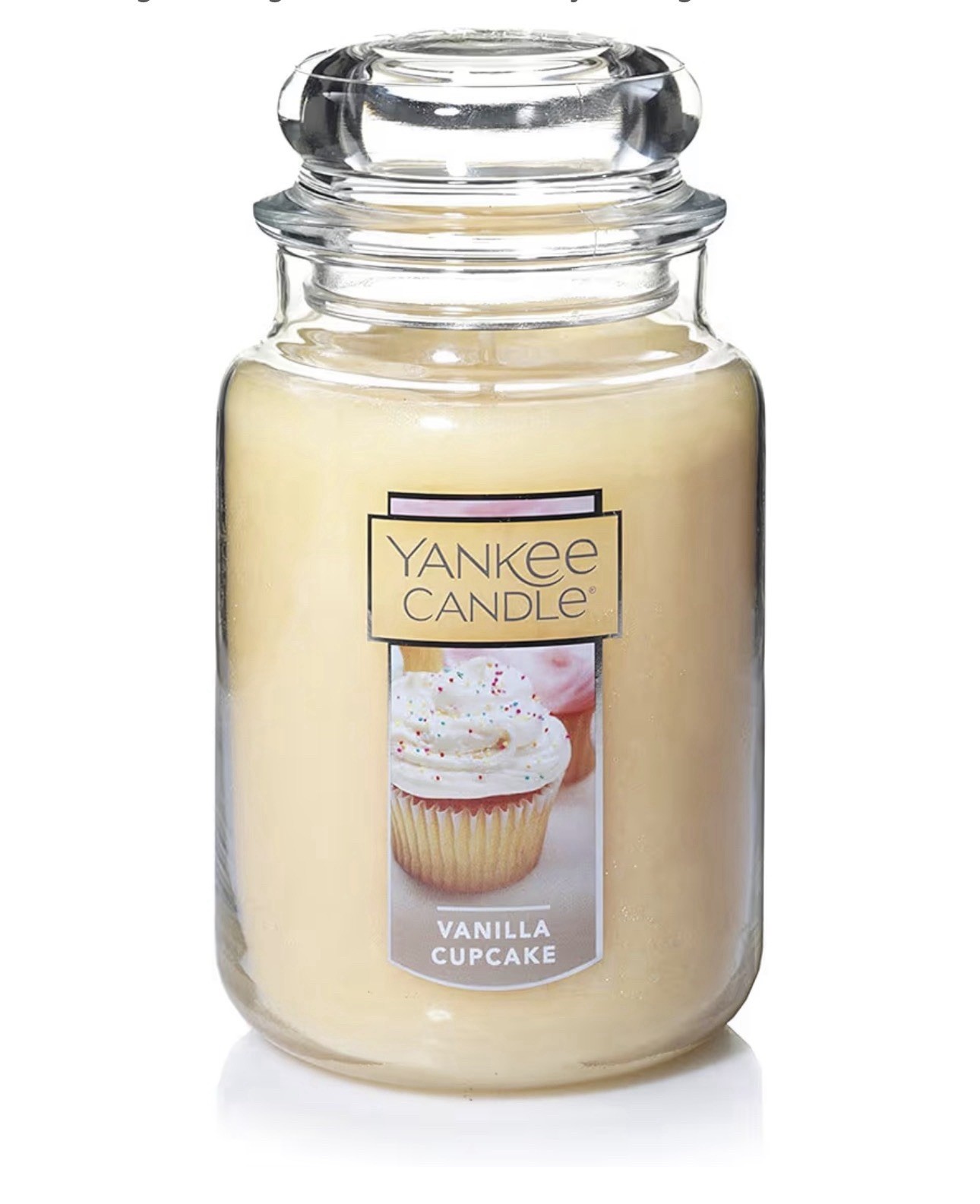 Yankee Candle Vanilla Cupcake Large Jar Candle 22 Oz Brand New HTF! 🧁