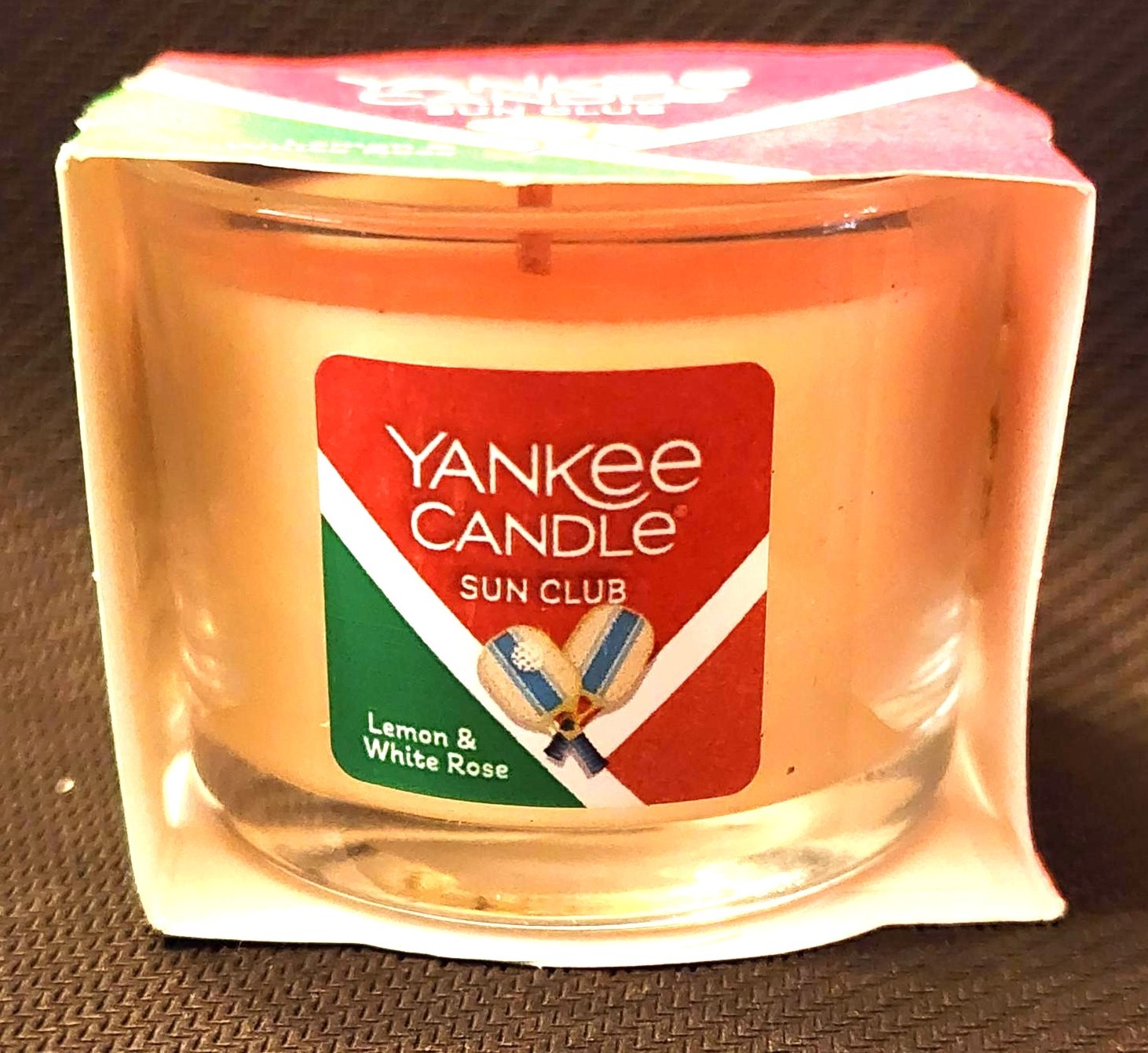 Yankee Candle Sun Club Lemon & White Rose OR Big Apple Christmas Mini Jar U PICK