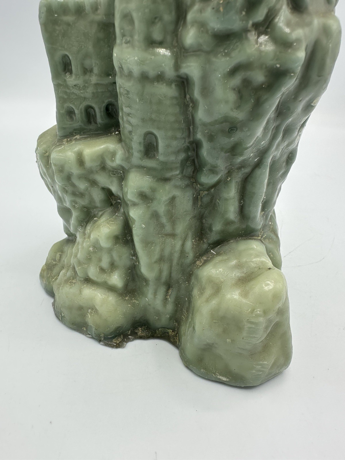 Vintage 70-80s Wax Castle Candle Art Sculpture Fantasy Medieval Gothic Display