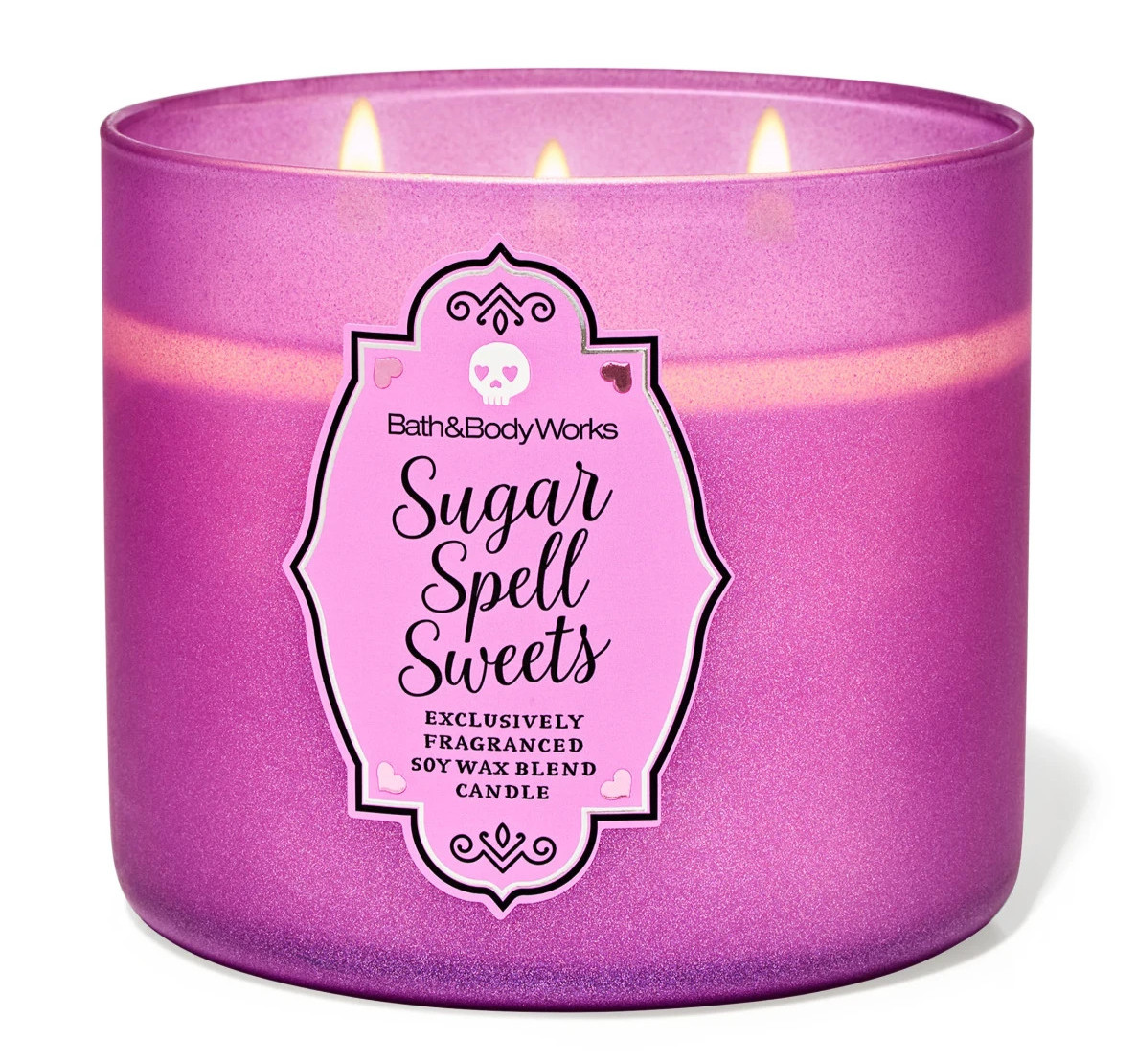 Bath & Body Works SUMMERWEEN🦇SUGAR SPELL SWEETS 3-Wick Candle + BONUS Mini Tote