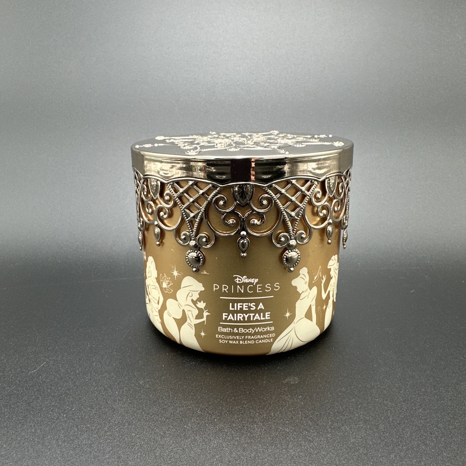 Bath & Body Works Disney Princess 3 Wick Candle Life’s A Fairytale 2025 Crown
