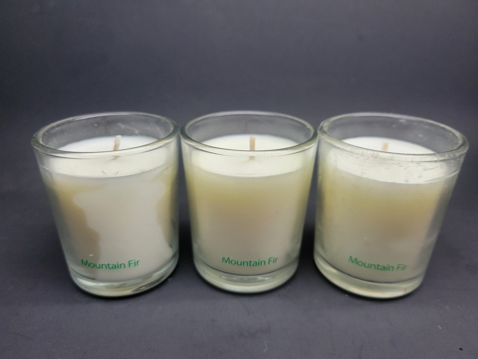 3 x Calvin Klein Jar Candle MOUNTAIN FIR Scented Mini Travel Size 1.9oz each