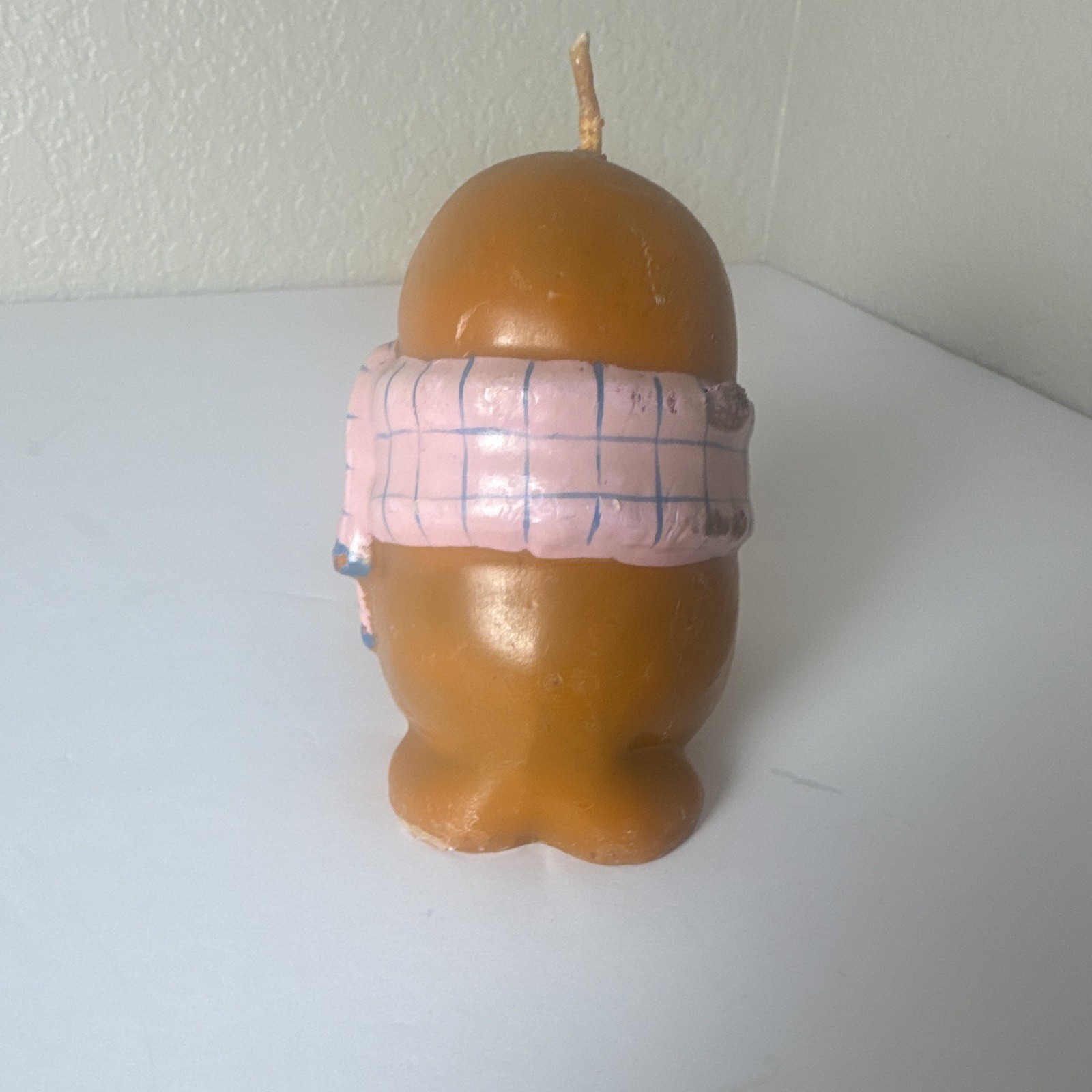 Wicks N Sticks Walrus Animal Figurine Wax Candle 4in Small Unscented Scarf Decor