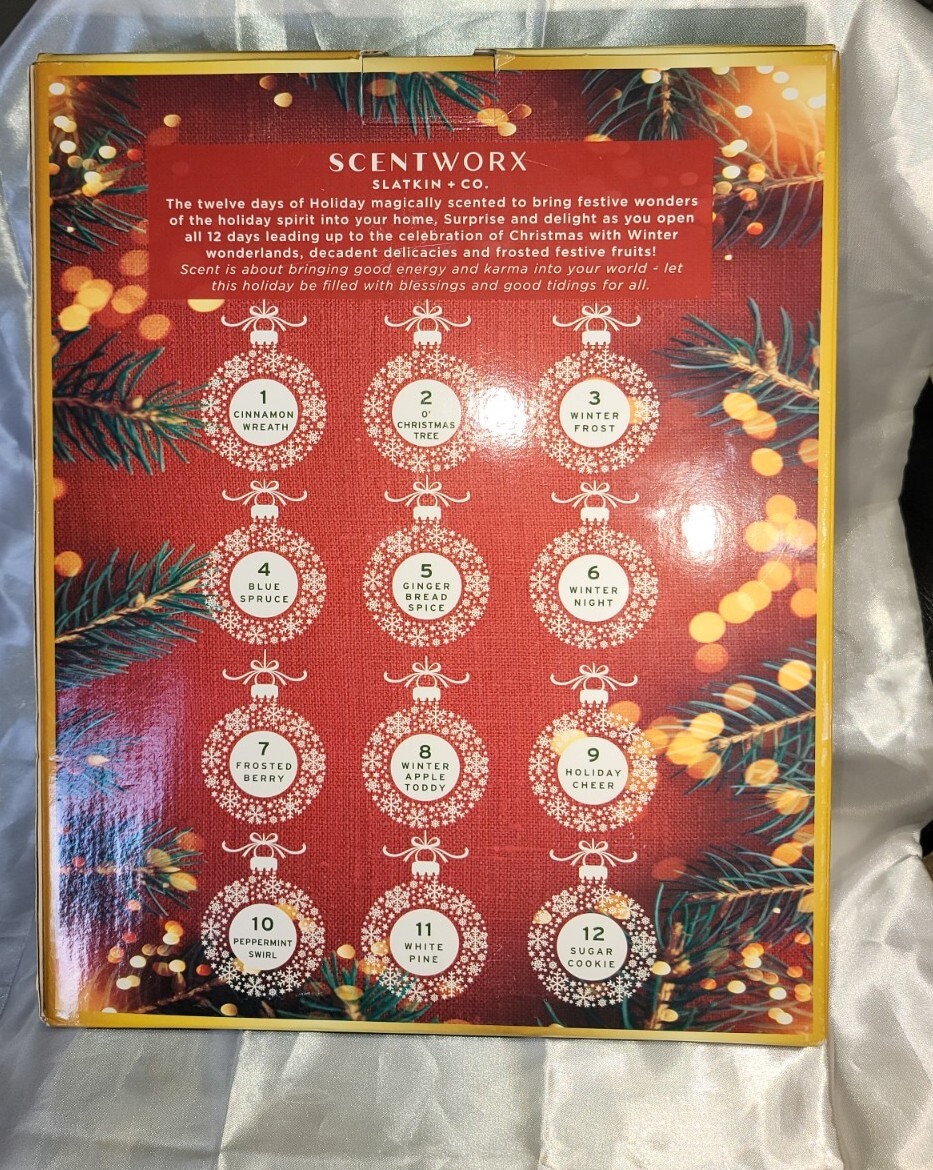 ScentWorx by Slatkin & Co. 12 Candles 12 Days of Scent Calendar